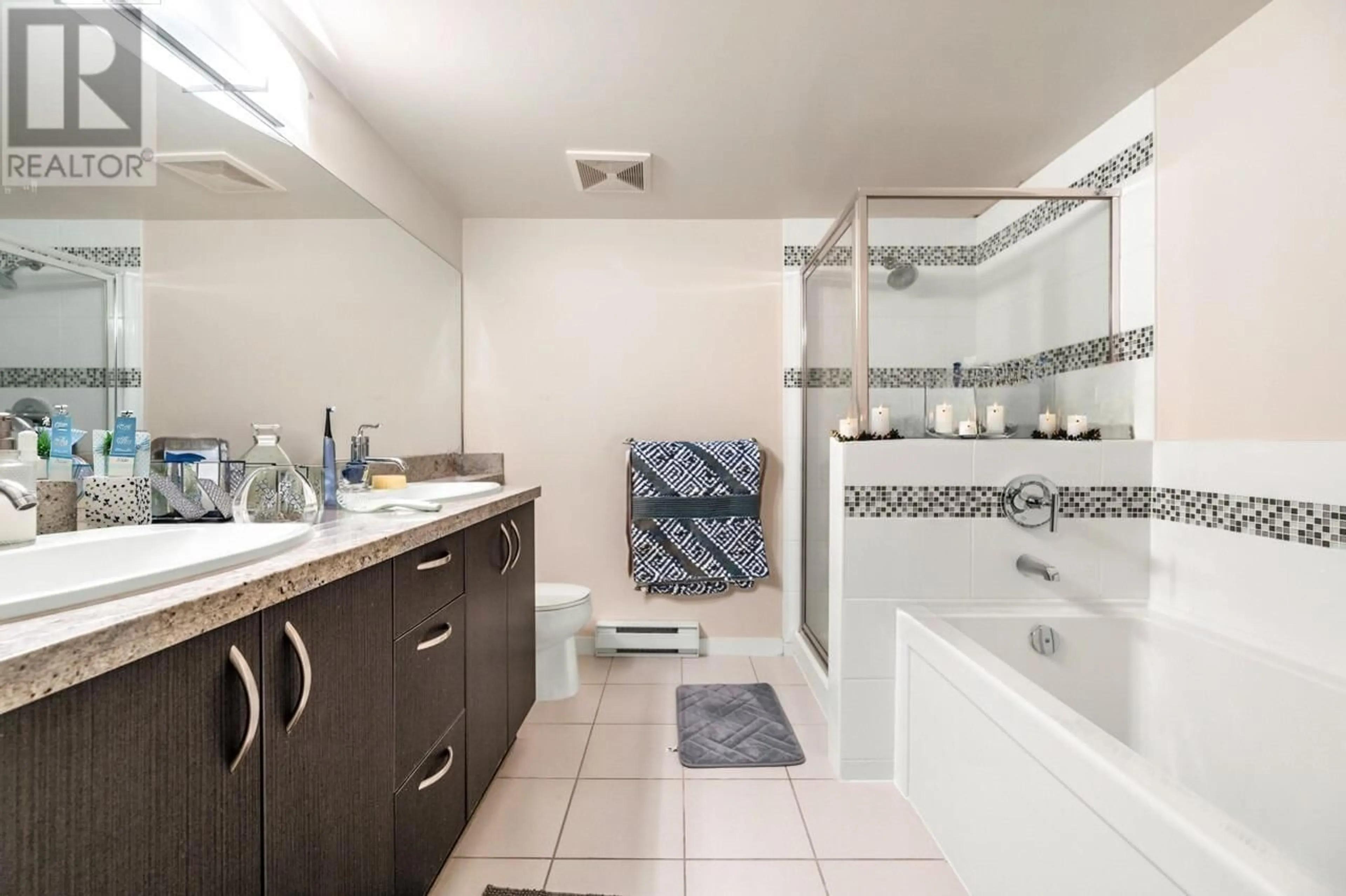 Standard bathroom, ceramic/tile floor for 316 - 9288 ODLIN ROAD, Richmond British Columbia V6X0C3