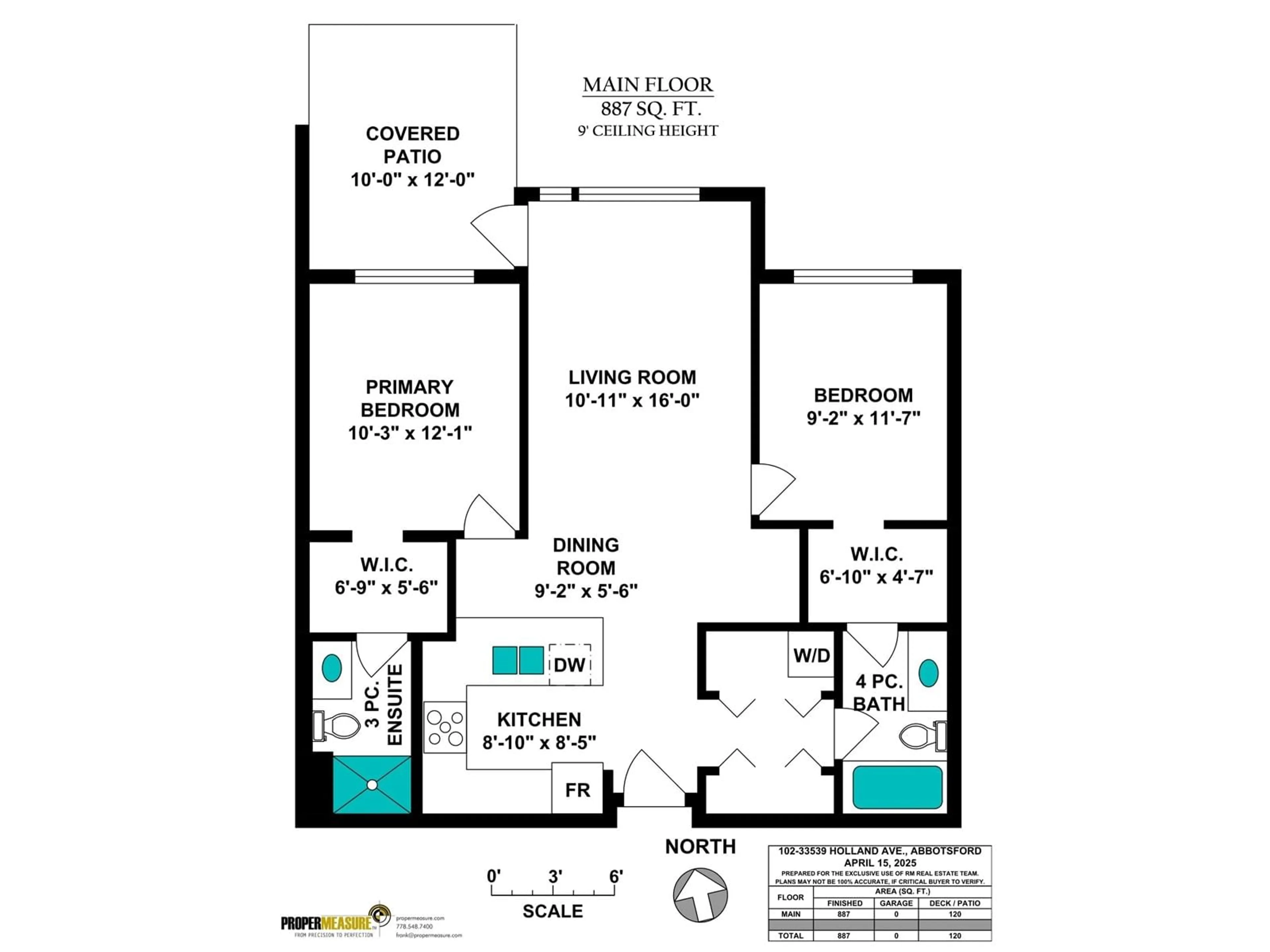 Floor plan for 102 - 33539 HOLLAND, Abbotsford British Columbia V2S0C6