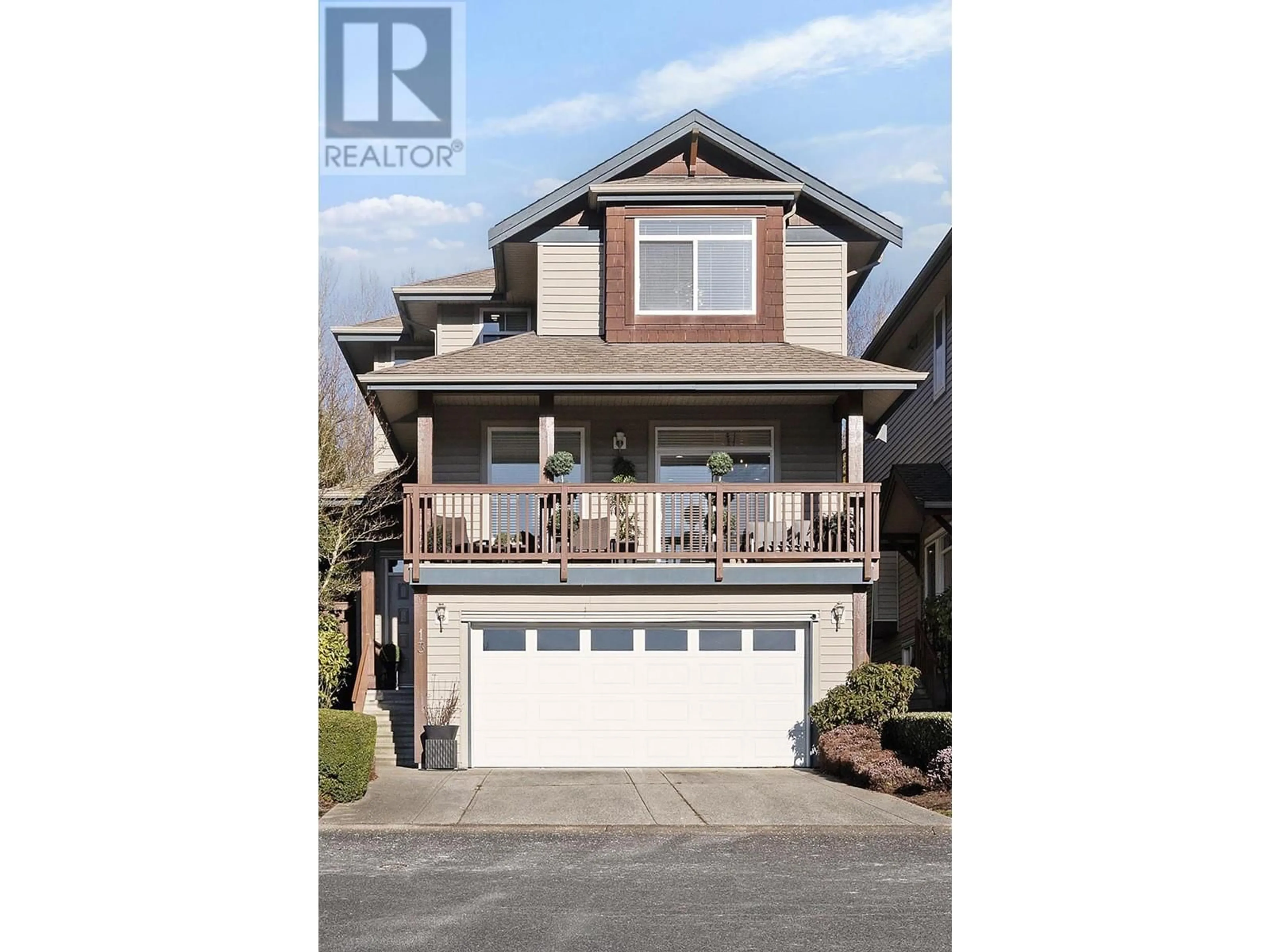 Home with vinyl exterior material, street for 13 - 2381 ARGUE STREET, Port Coquitlam British Columbia V3C6P9