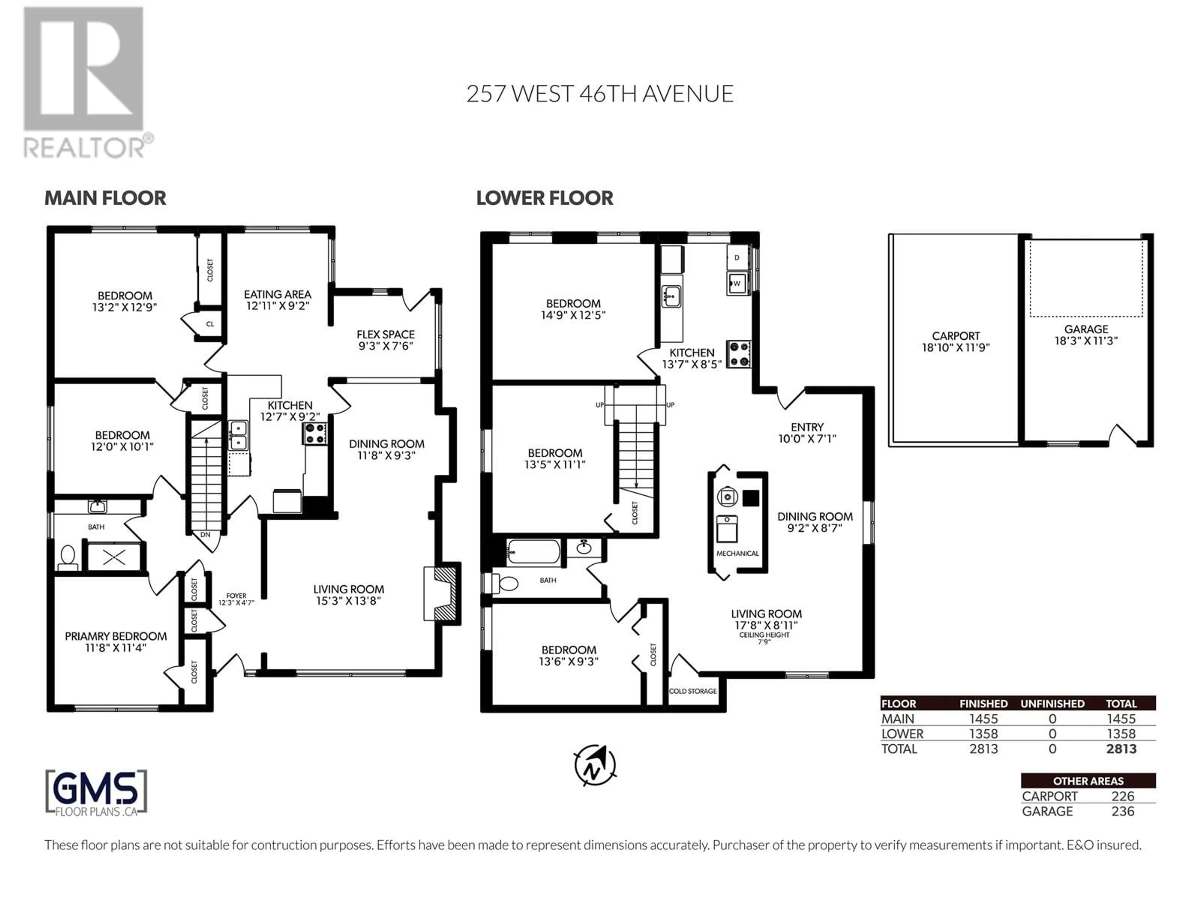 Floor plan for 257 46TH AVENUE, Vancouver British Columbia V5Y2X2