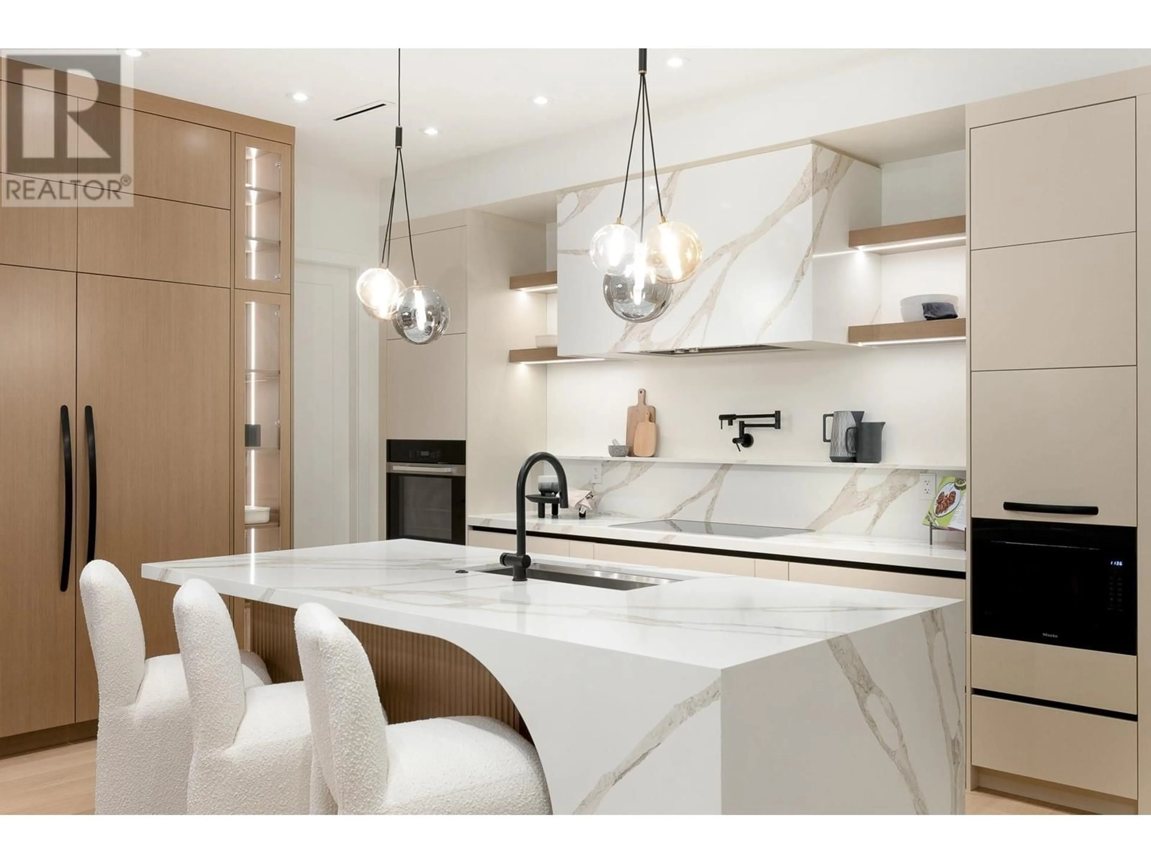 Contemporary kitchen, ceramic/tile floor for 1385 19TH STREET, West Vancouver British Columbia V7V3X4