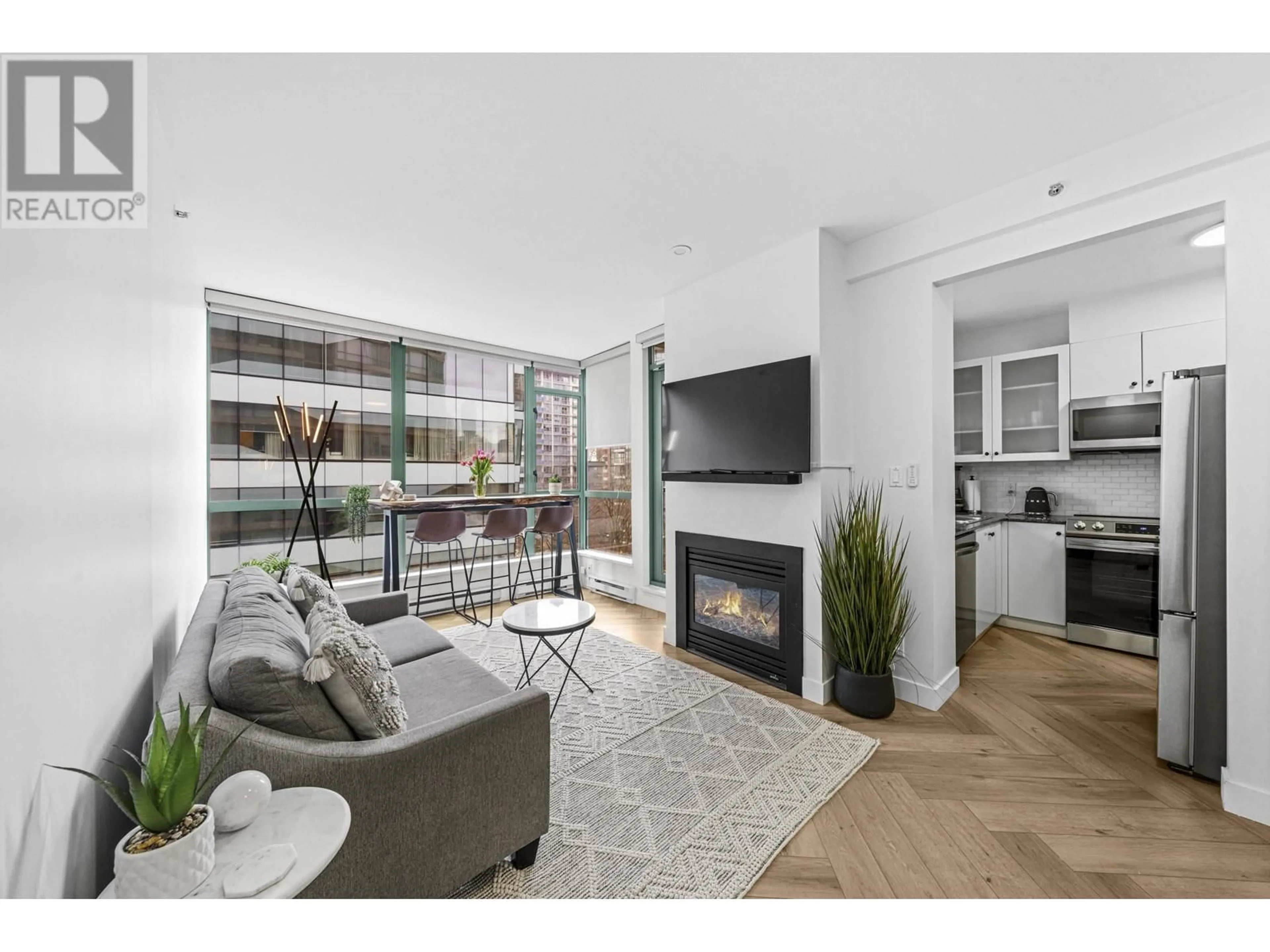 Living room with furniture, unknown for 603 - 1238 BURRARD STREET, Vancouver British Columbia V6Z3E1