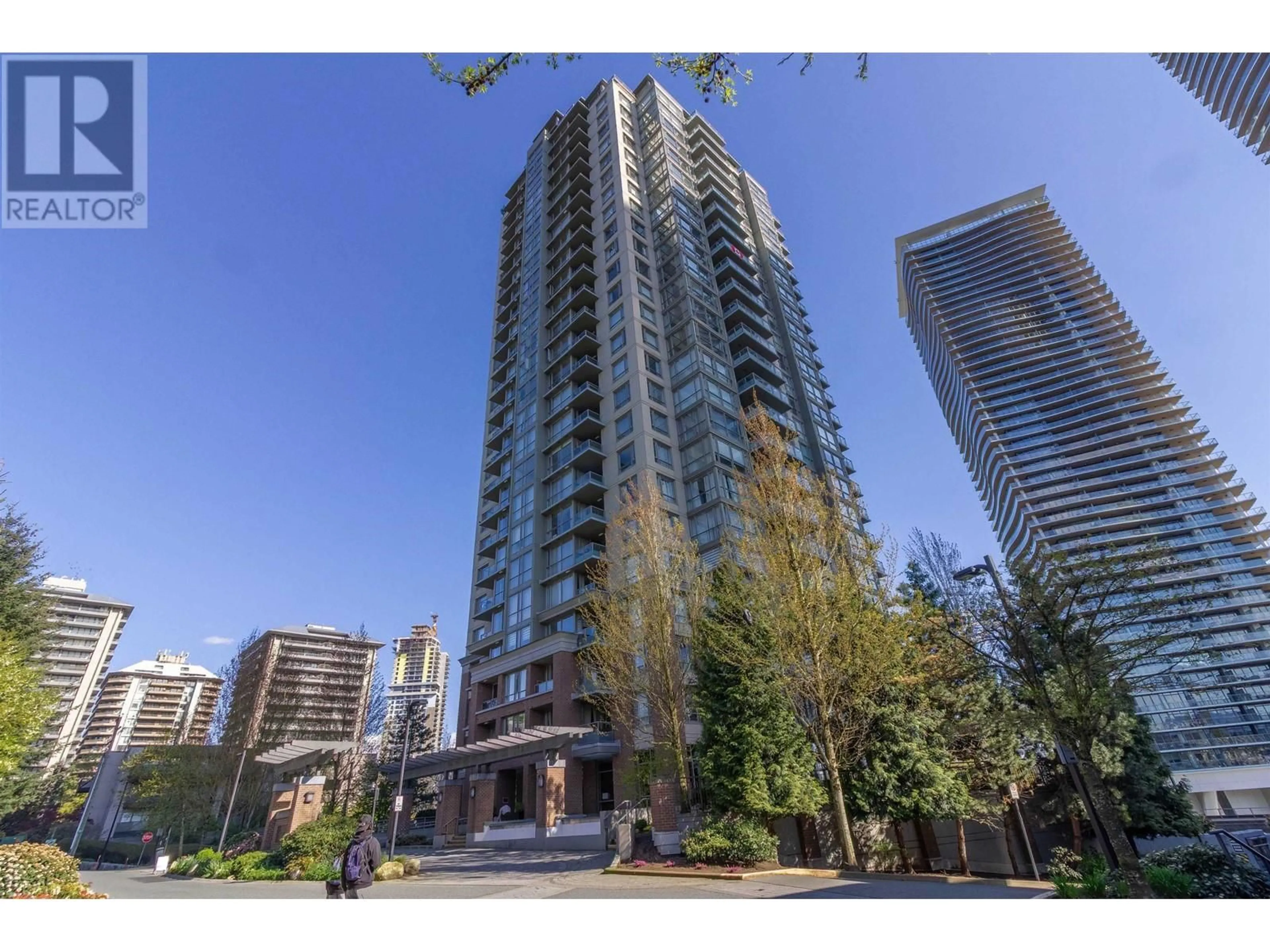 A pic from outside/outdoor area/front of a property/back of a property/a pic from drone, city buildings view from balcony for 1407 - 4888 BRENTWOOD DRIVE, Burnaby British Columbia V5C0C6