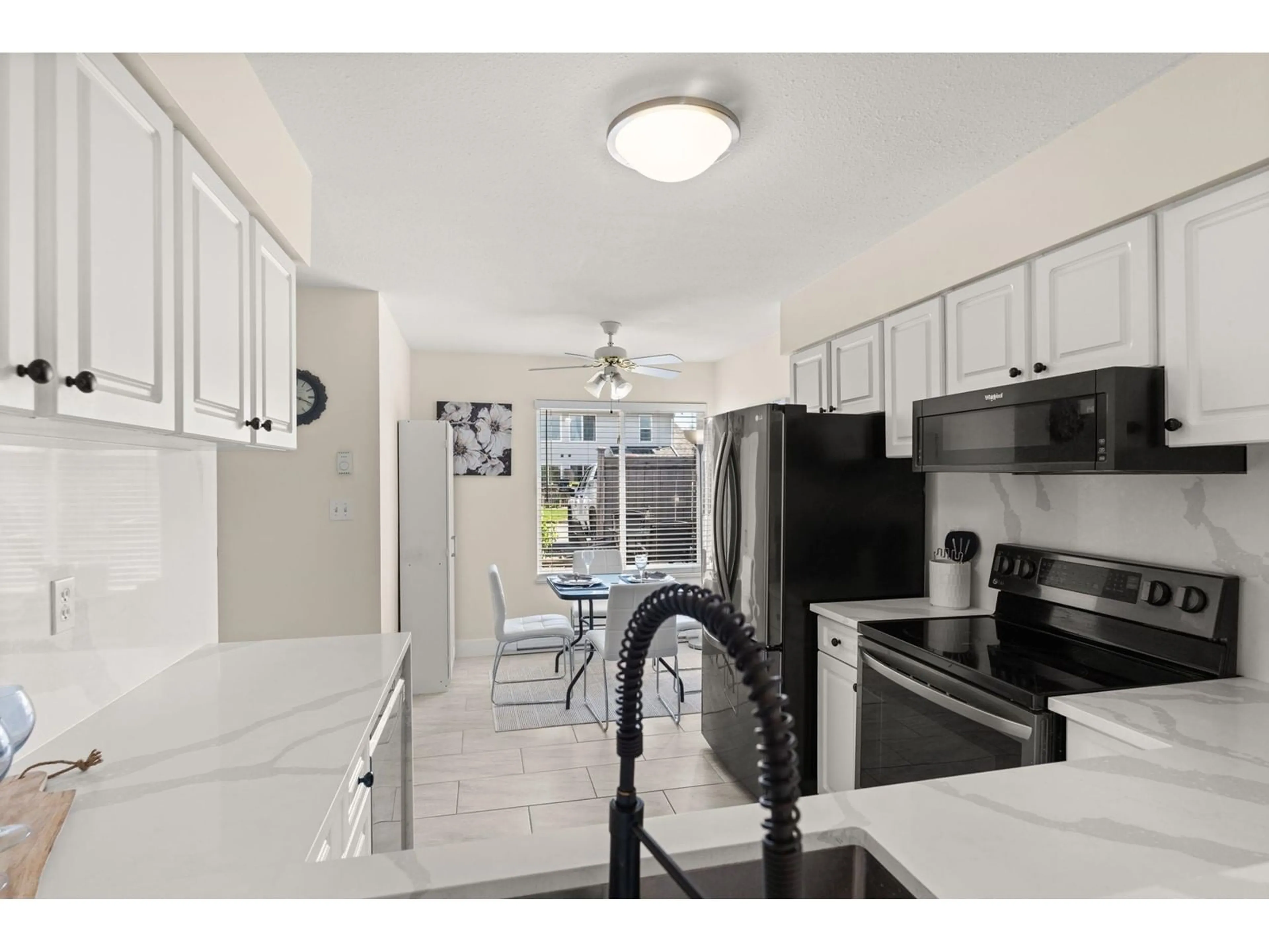 Standard kitchen, ceramic/tile floor for 11 - 26970 32, Langley British Columbia V4W3T3