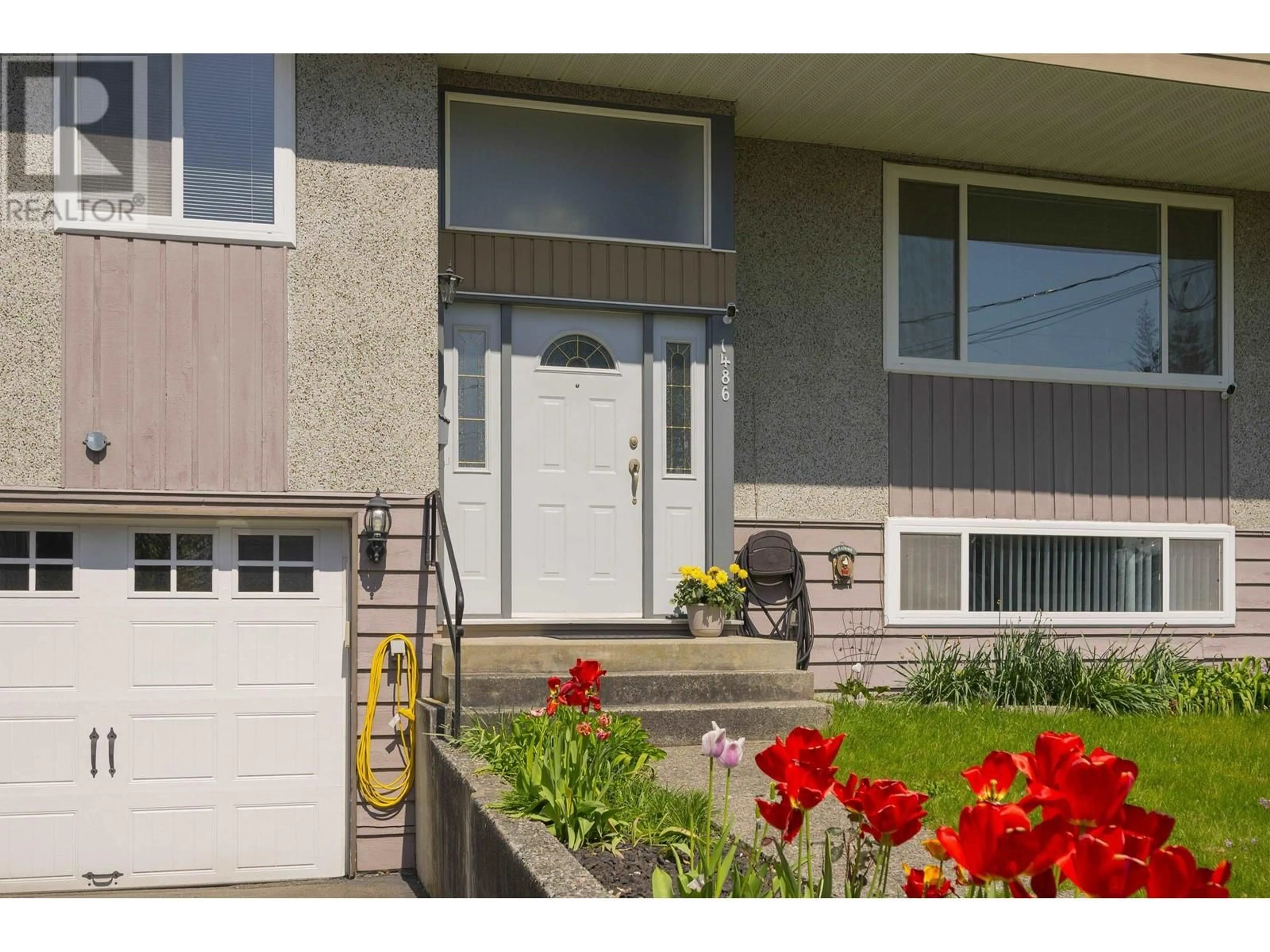 Home with vinyl exterior material, street for 1486 CELESTE CRESCENT, Port Coquitlam British Columbia V3C1E2