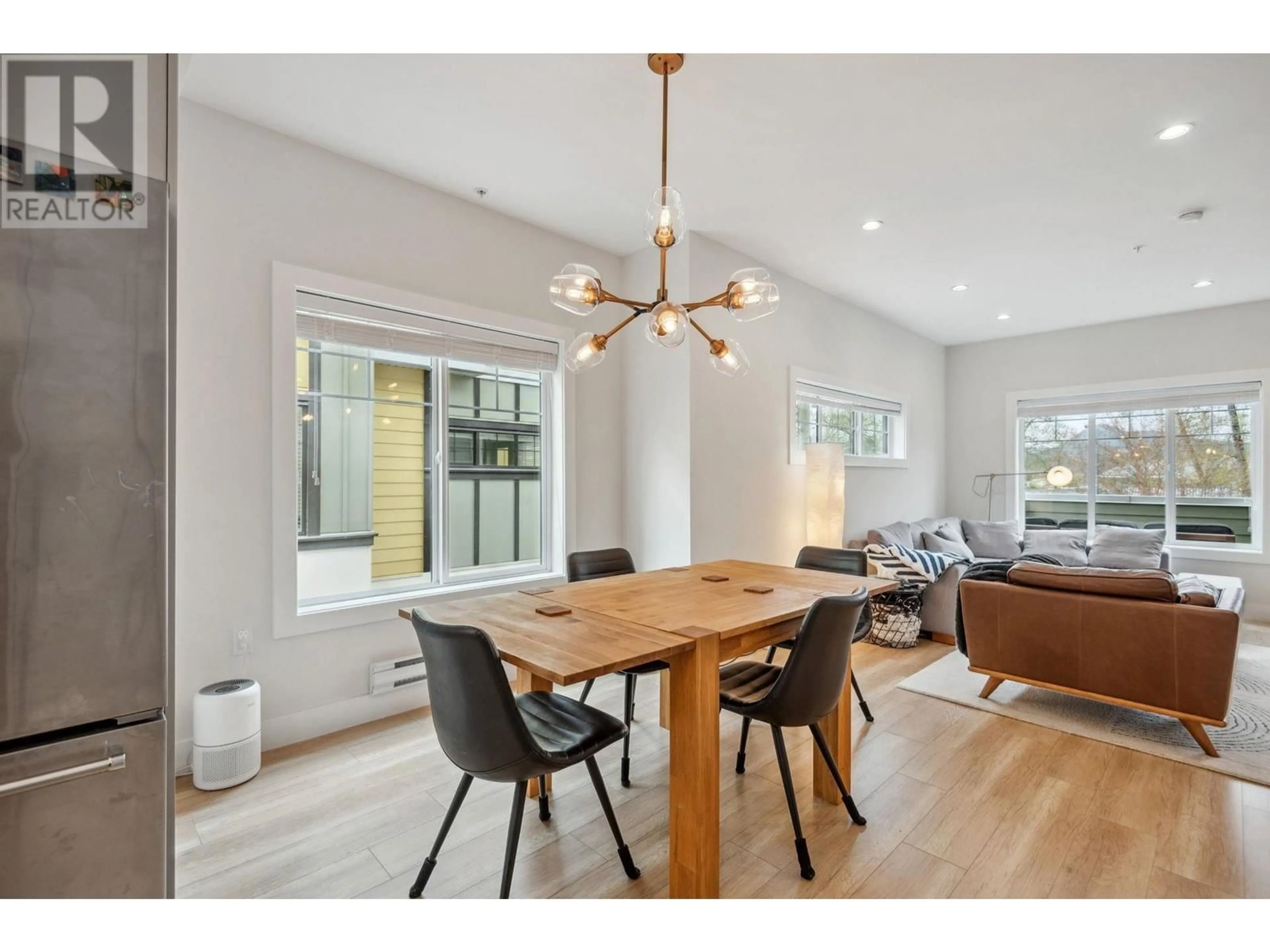 Dining room, wood/laminate floor for 207 - 80 ELGIN STREET, Port Moody British Columbia V3H0M6