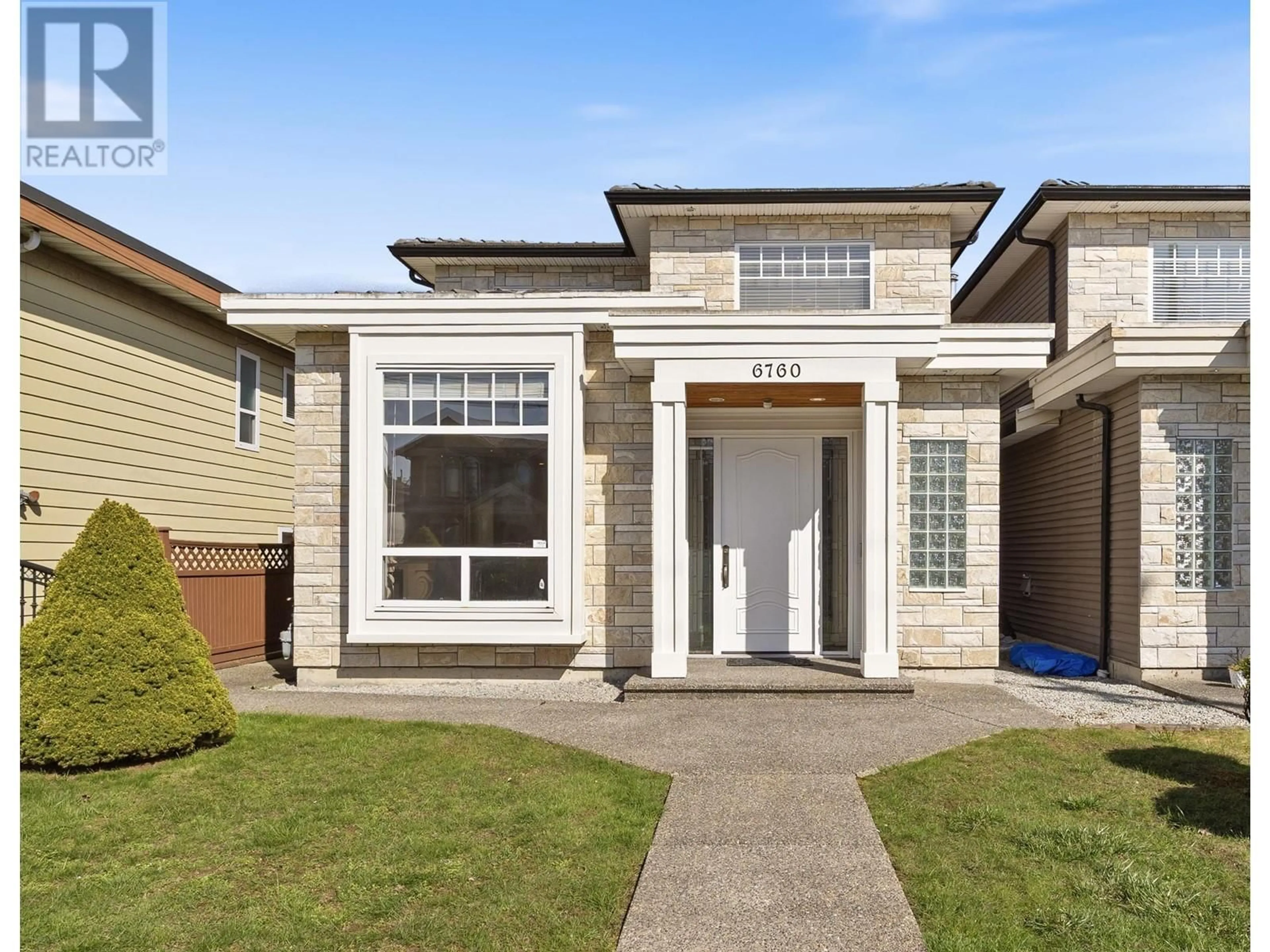 Home with brick exterior material, street for 6760 WALTHAM AVENUE, Burnaby British Columbia V5H3V8