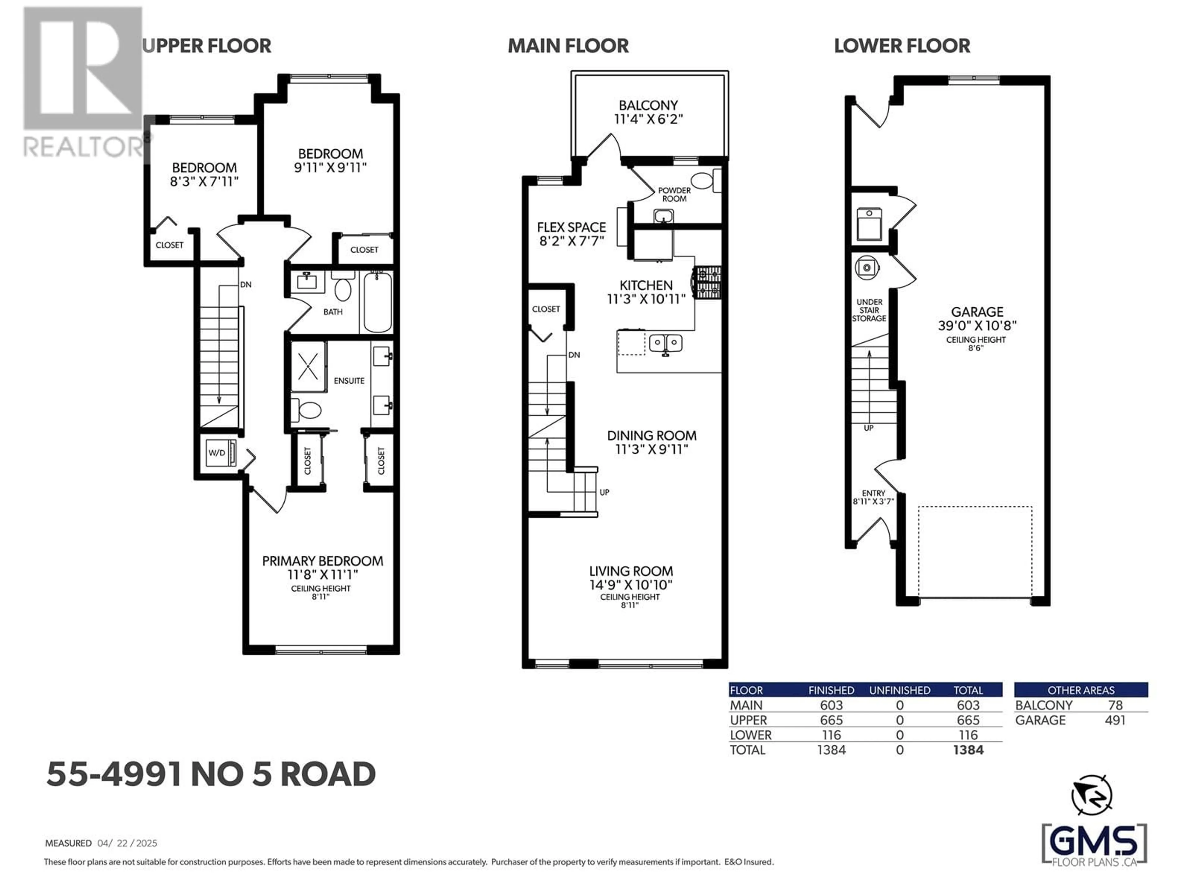 Floor plan for 55 - 4991 NO. 5 ROAD, Richmond British Columbia V6X0S9