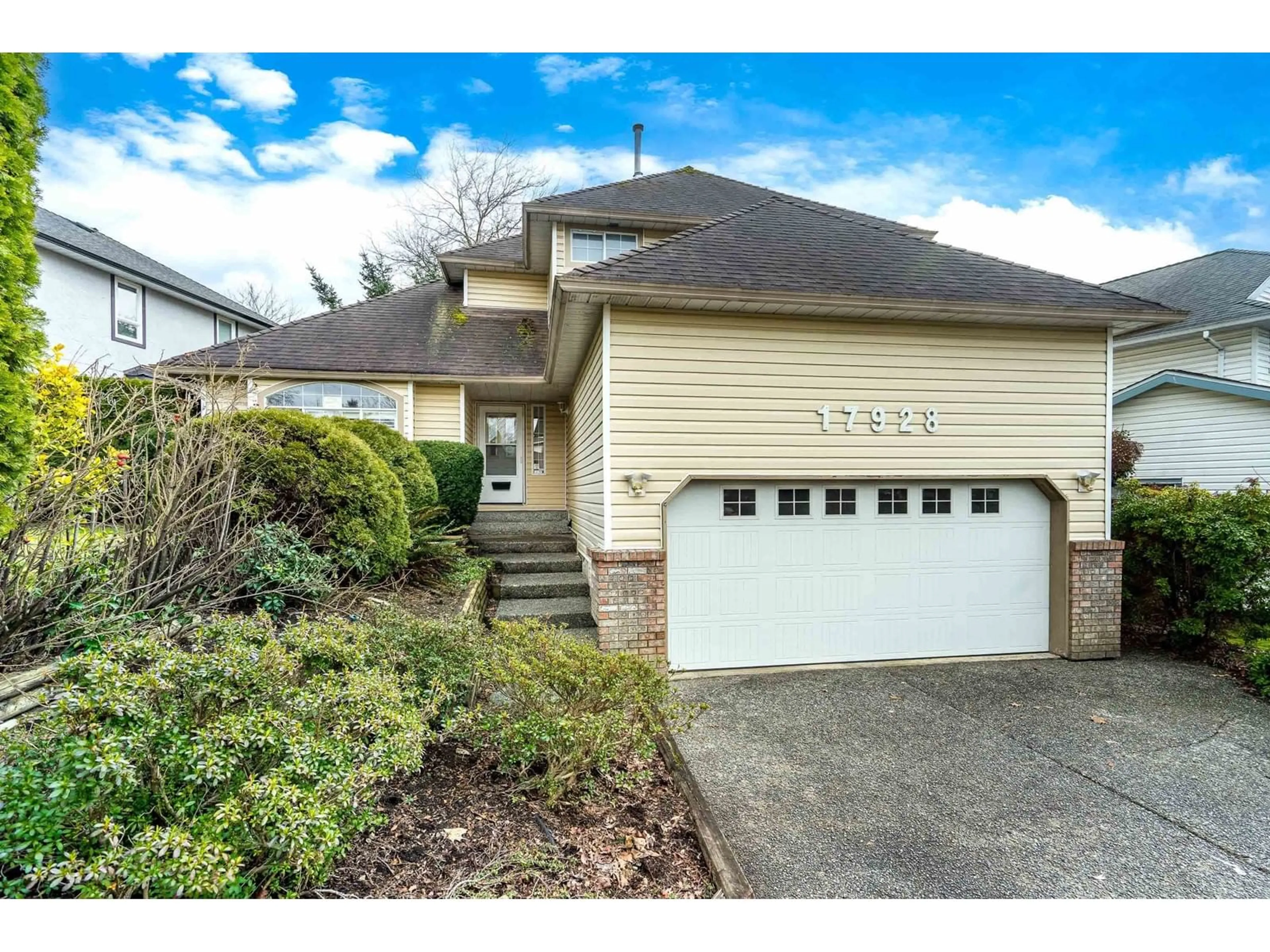 Home with vinyl exterior material, street for 17928 65A, Surrey British Columbia V3S7J8