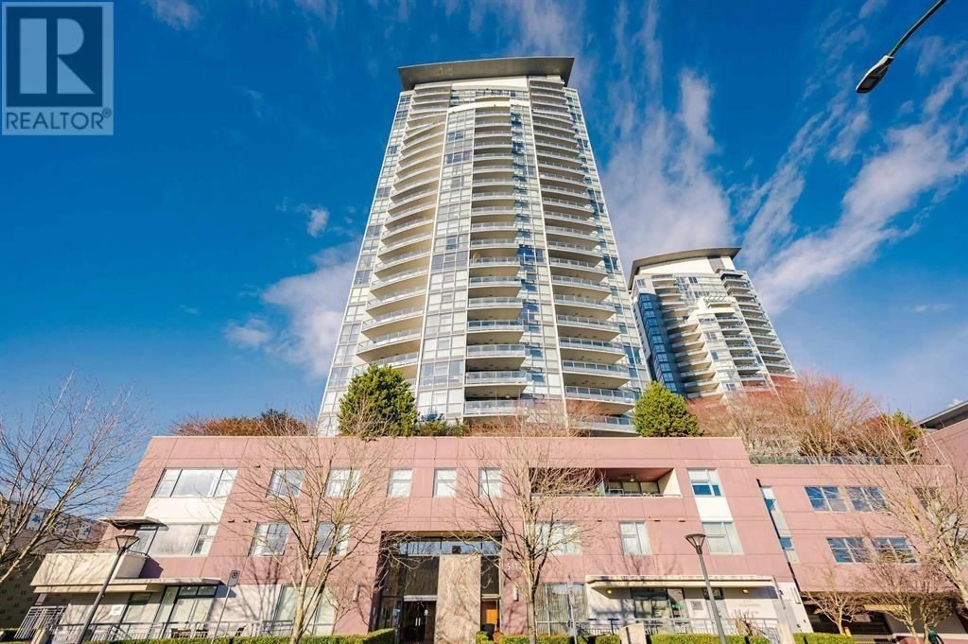 A pic from outside/outdoor area/front of a property/back of a property/a pic from drone, building for 1104 - 5611 GORING STREET, Burnaby British Columbia V5B0A3