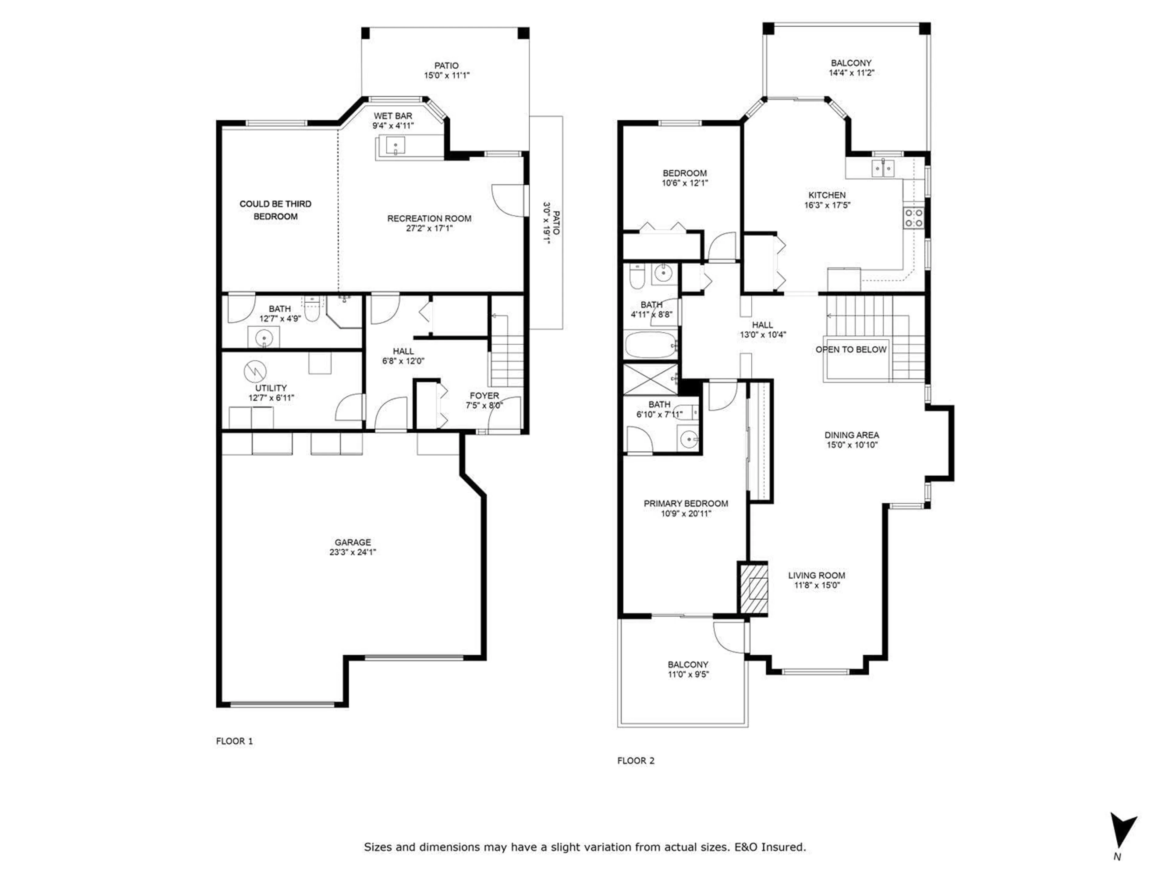Floor plan for 46 - 32777 CHILCOTIN, Abbotsford British Columbia V2T5W4