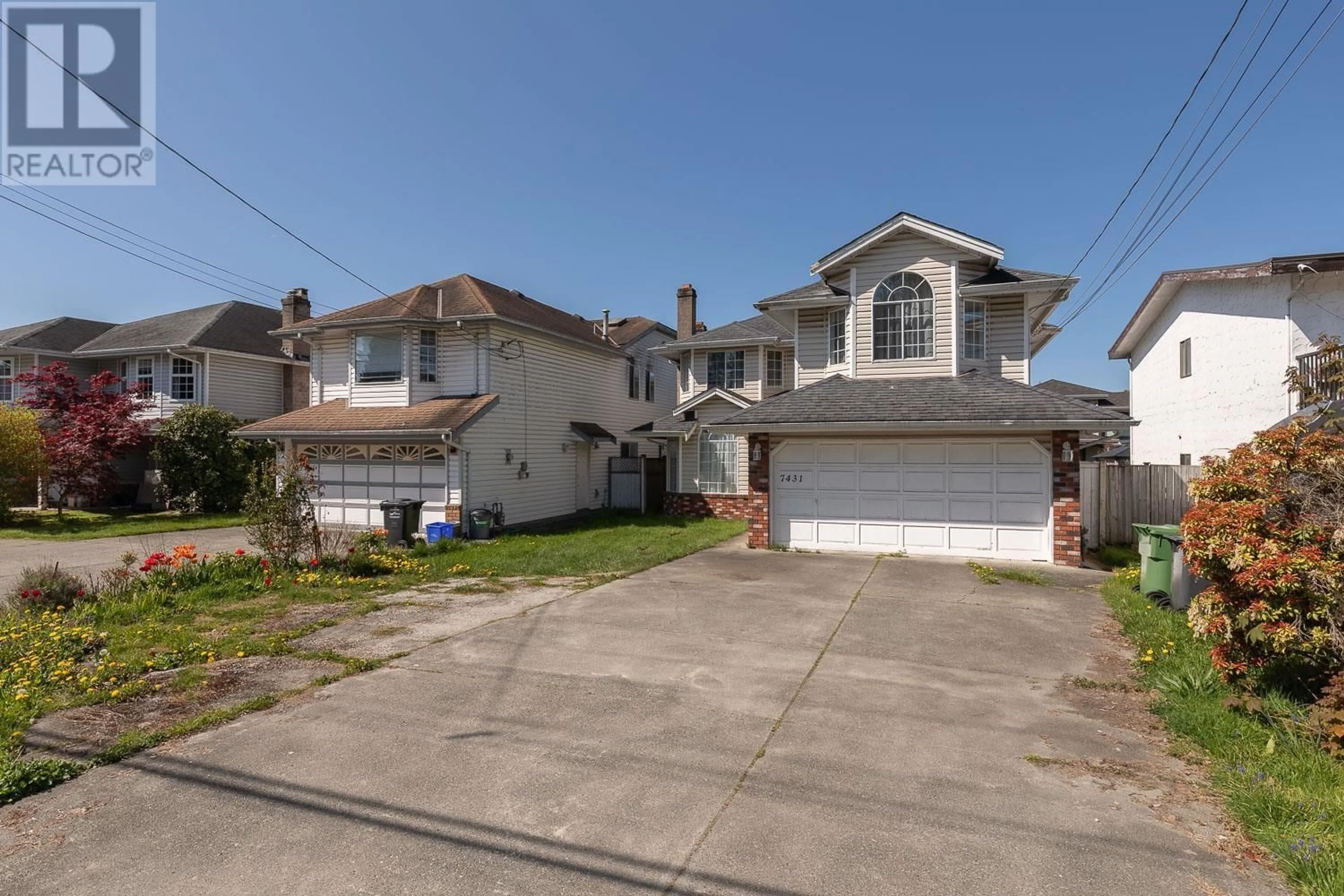 A pic from outside/outdoor area/front of a property/back of a property/a pic from drone, street for 7431 NO. 2 ROAD, Richmond British Columbia V7C3L7