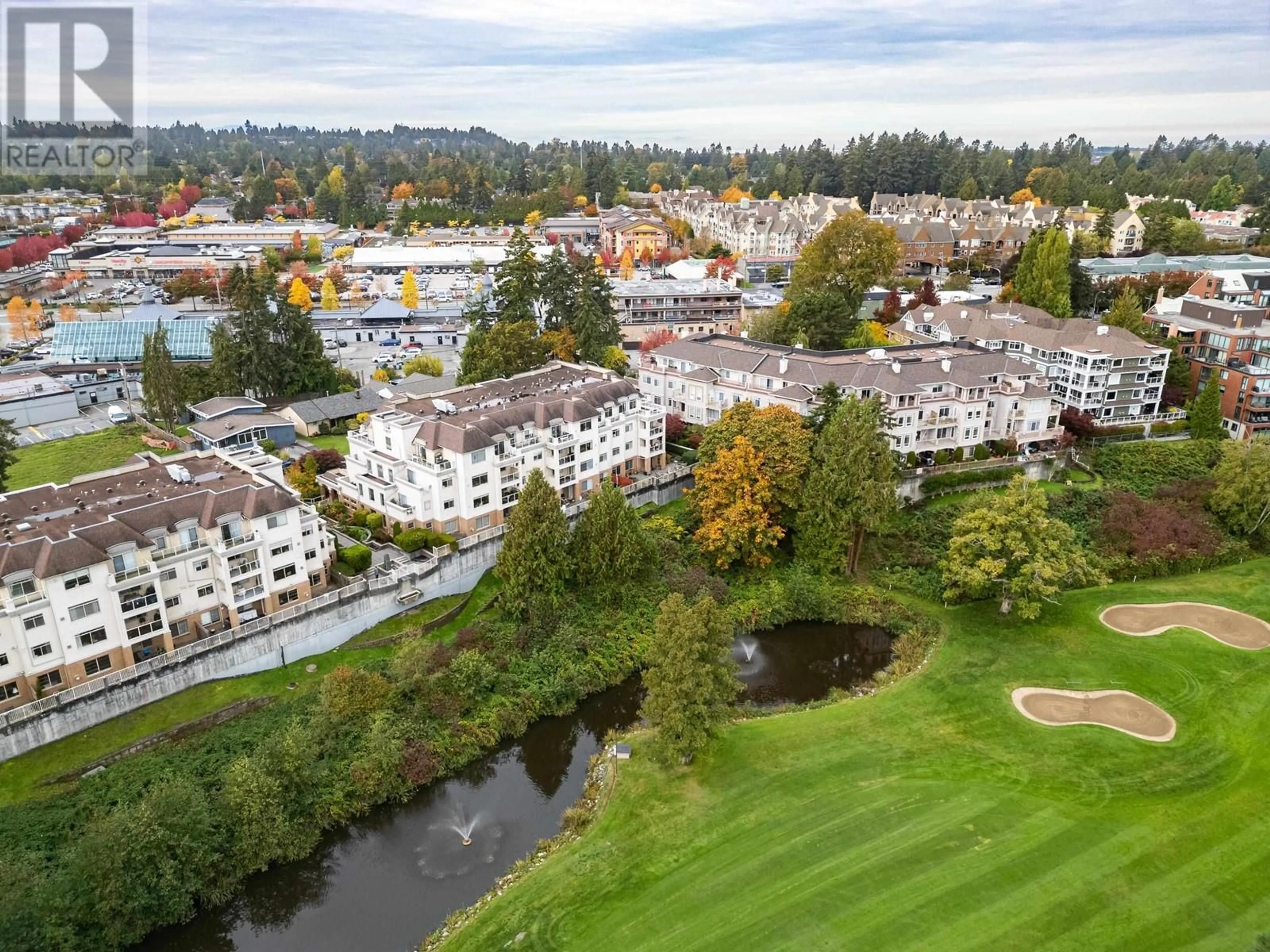 A pic from outside/outdoor area/front of a property/back of a property/a pic from drone, water/lake/river/ocean view for A203 - 1258 HUNTER ROAD, Delta British Columbia V4L1Y8