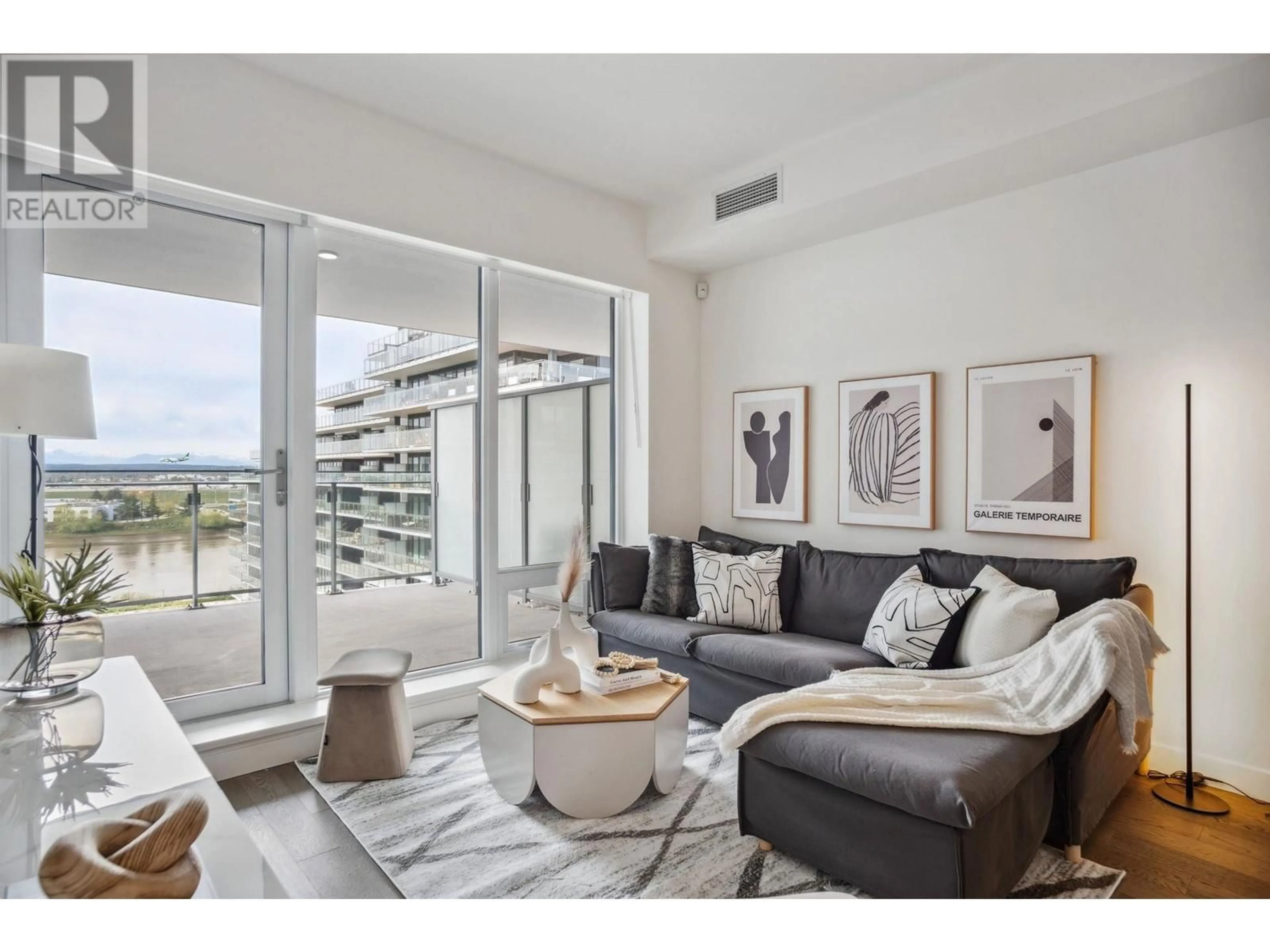 Living room with furniture, unknown for 801 - 6855 PEARSON WAY, Richmond British Columbia V7C0E9