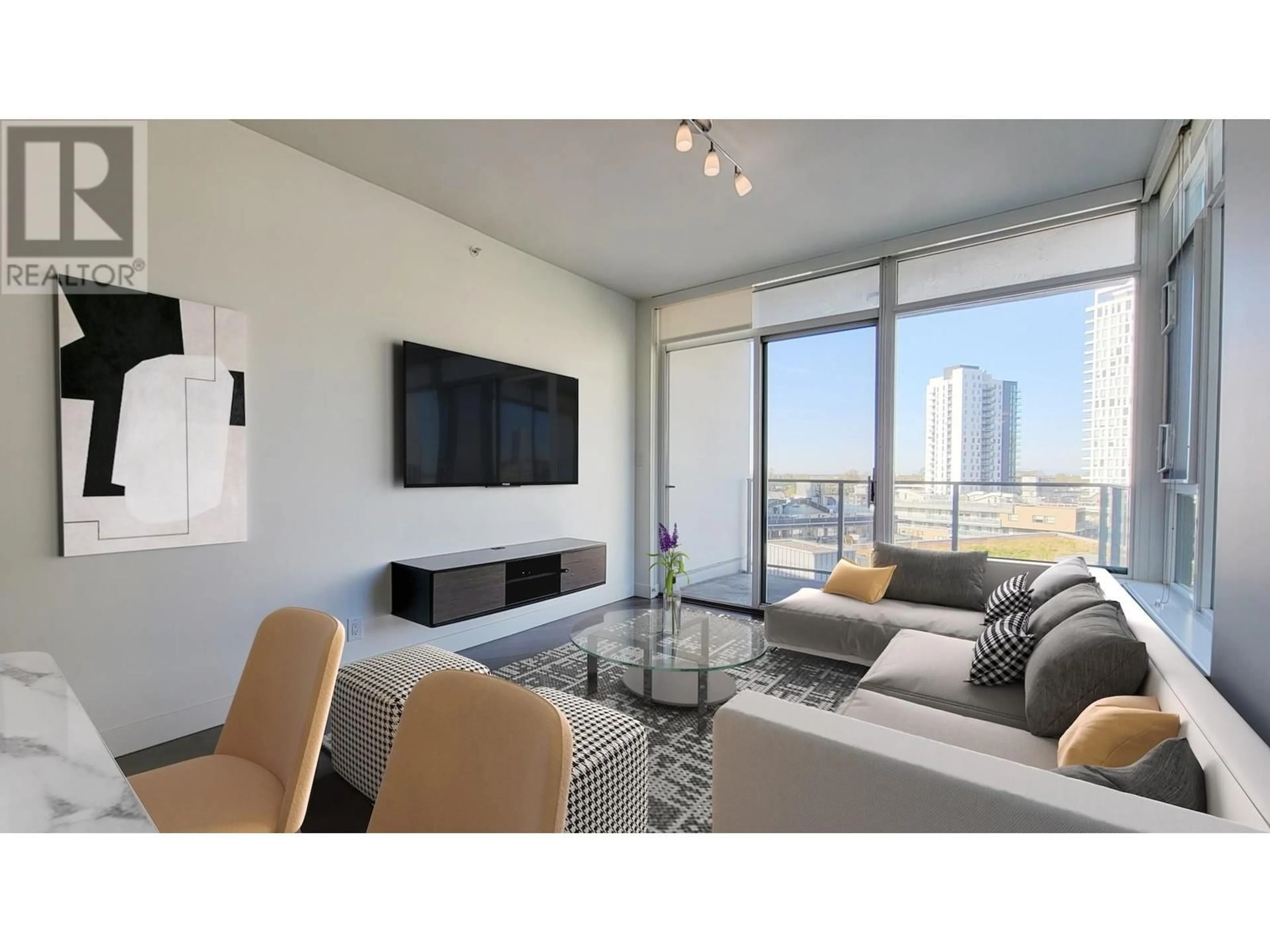 Living room with furniture, unknown for 903 - 3557 SAWMILL CRESCENT, Vancouver British Columbia V5S0E2
