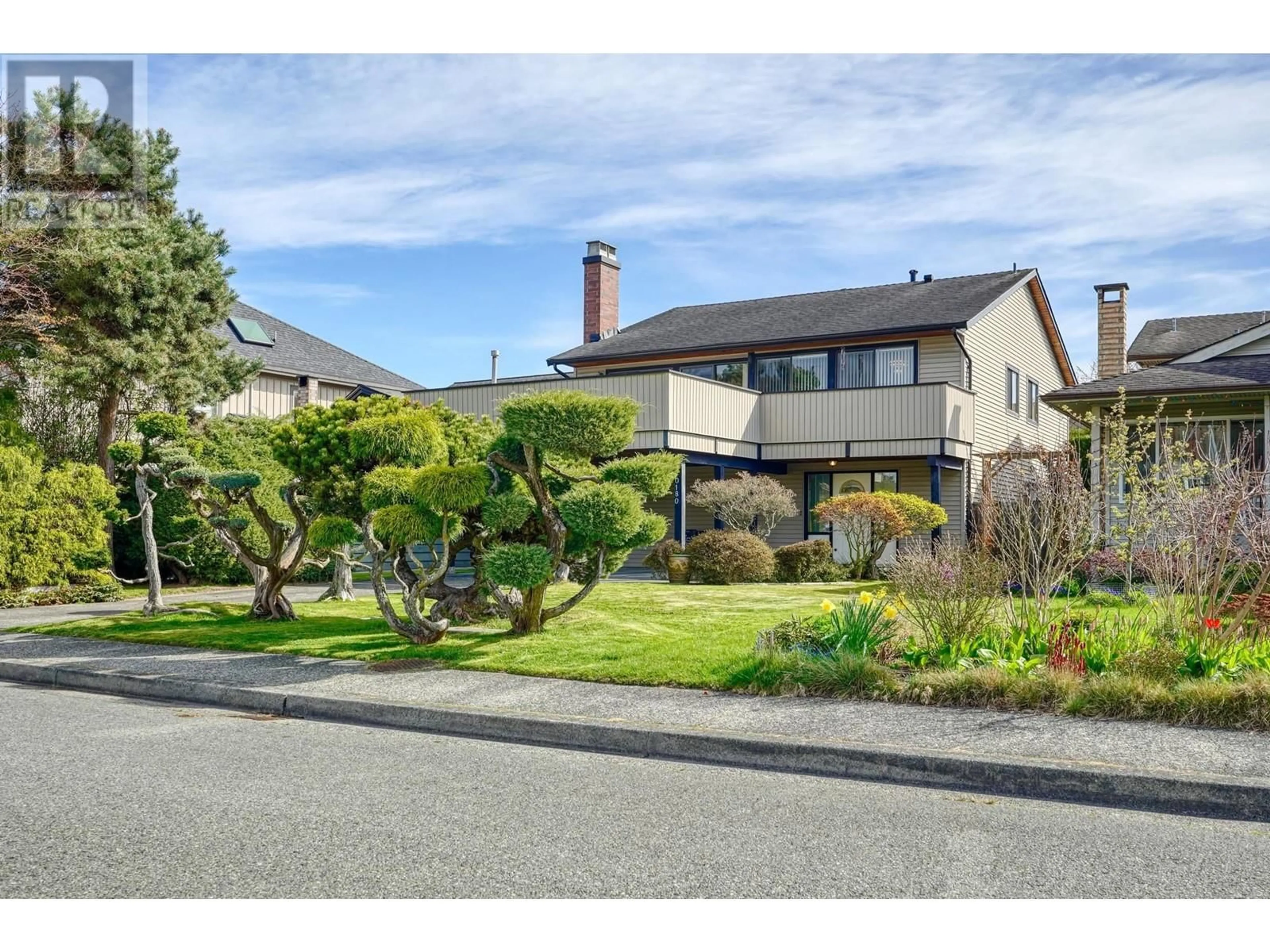 A pic from outside/outdoor area/front of a property/back of a property/a pic from drone, street for 10180 DEFOE STREET, Richmond British Columbia V7E4G3