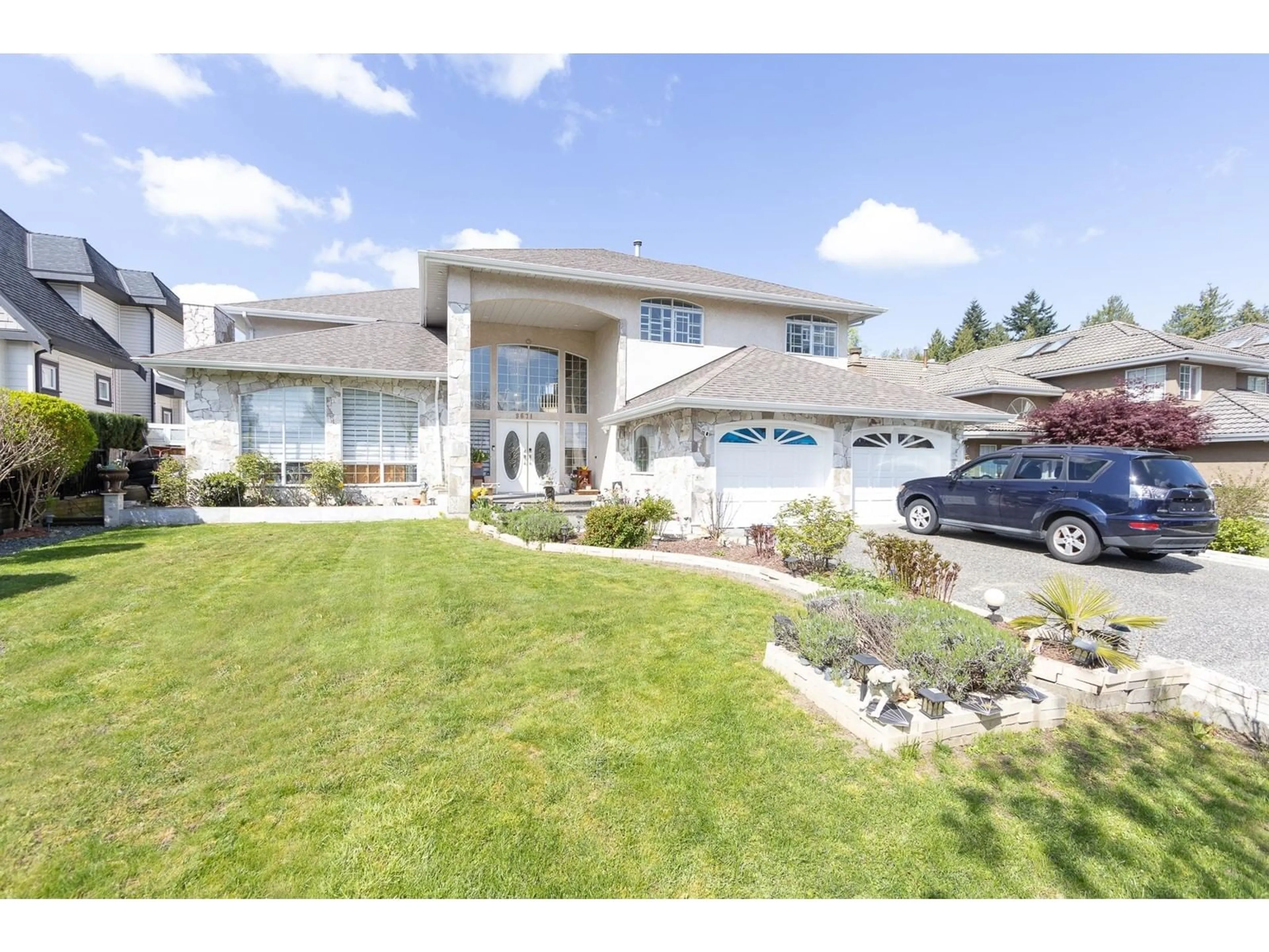 Home with vinyl exterior material, street for 9671 157, Surrey British Columbia V4N2T2
