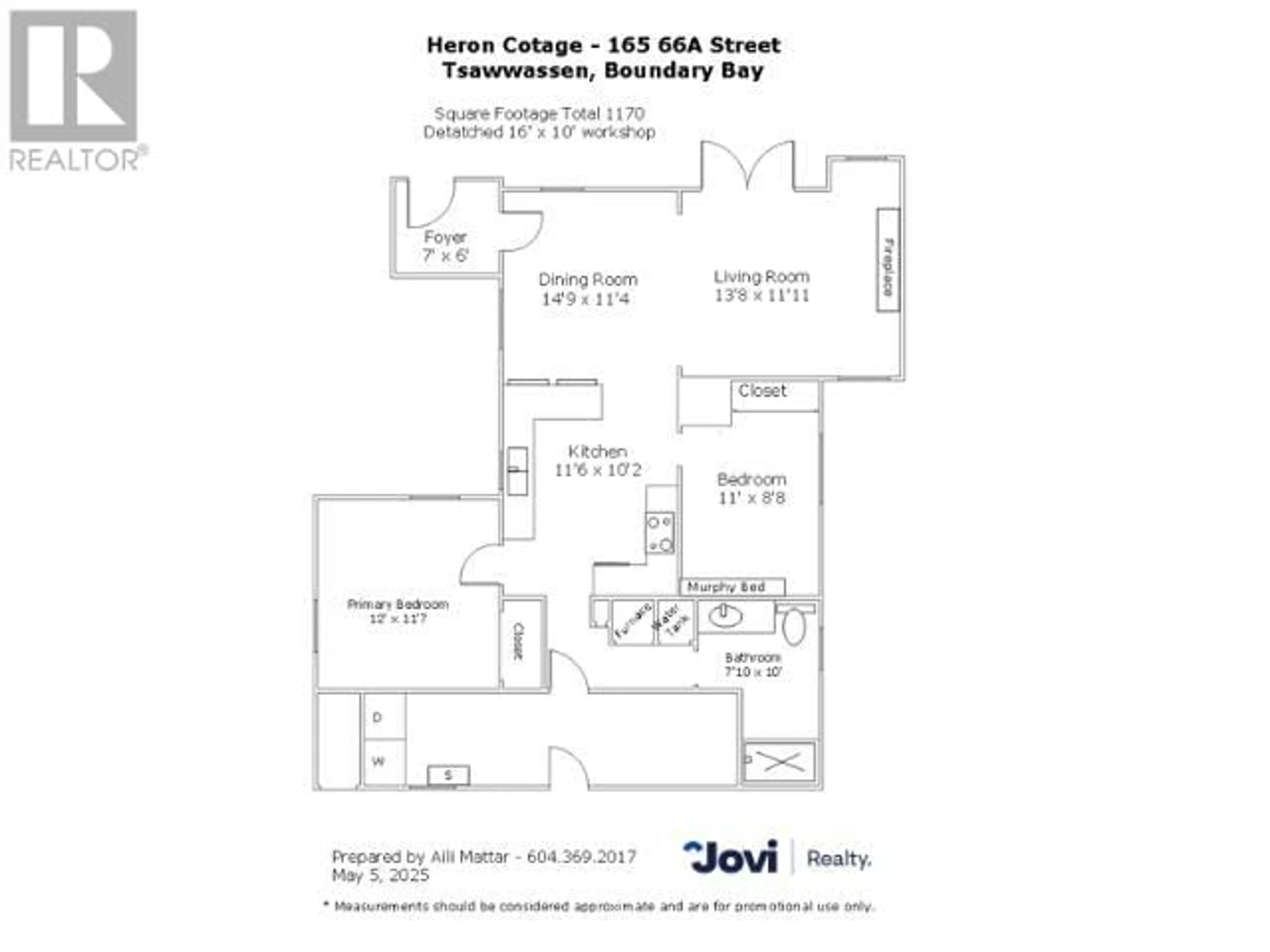 Floor plan for 165 66A STREET, Delta British Columbia V4L1M6