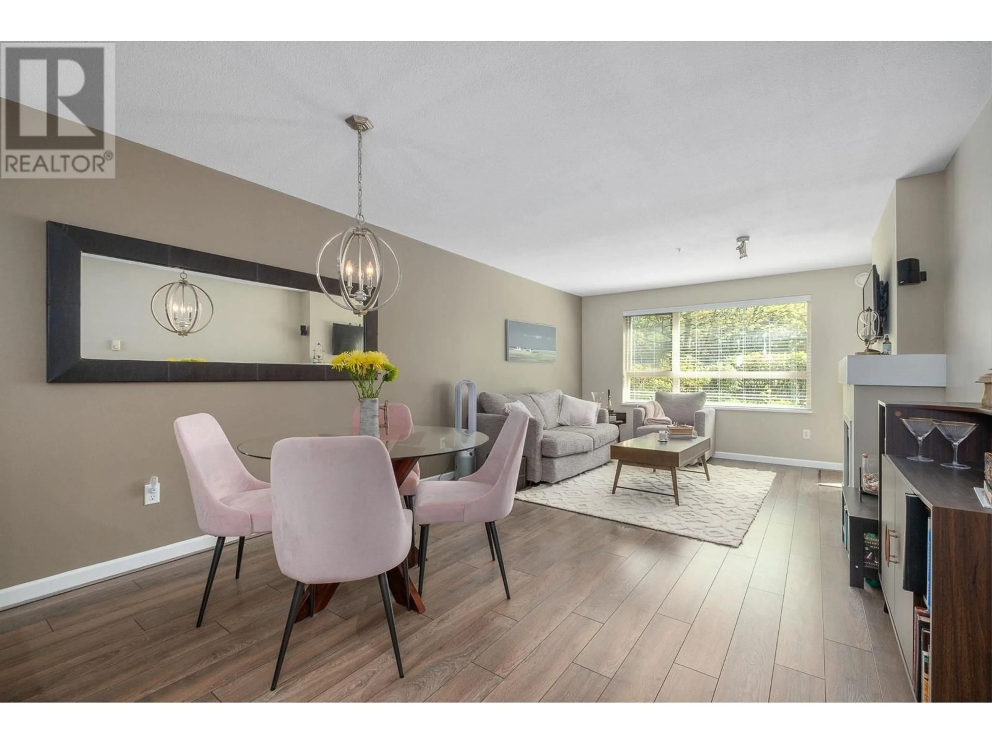 Dining room, wood/laminate floor for 108 - 700 KLAHANIE DRIVE, Port Moody British Columbia V3H5L3