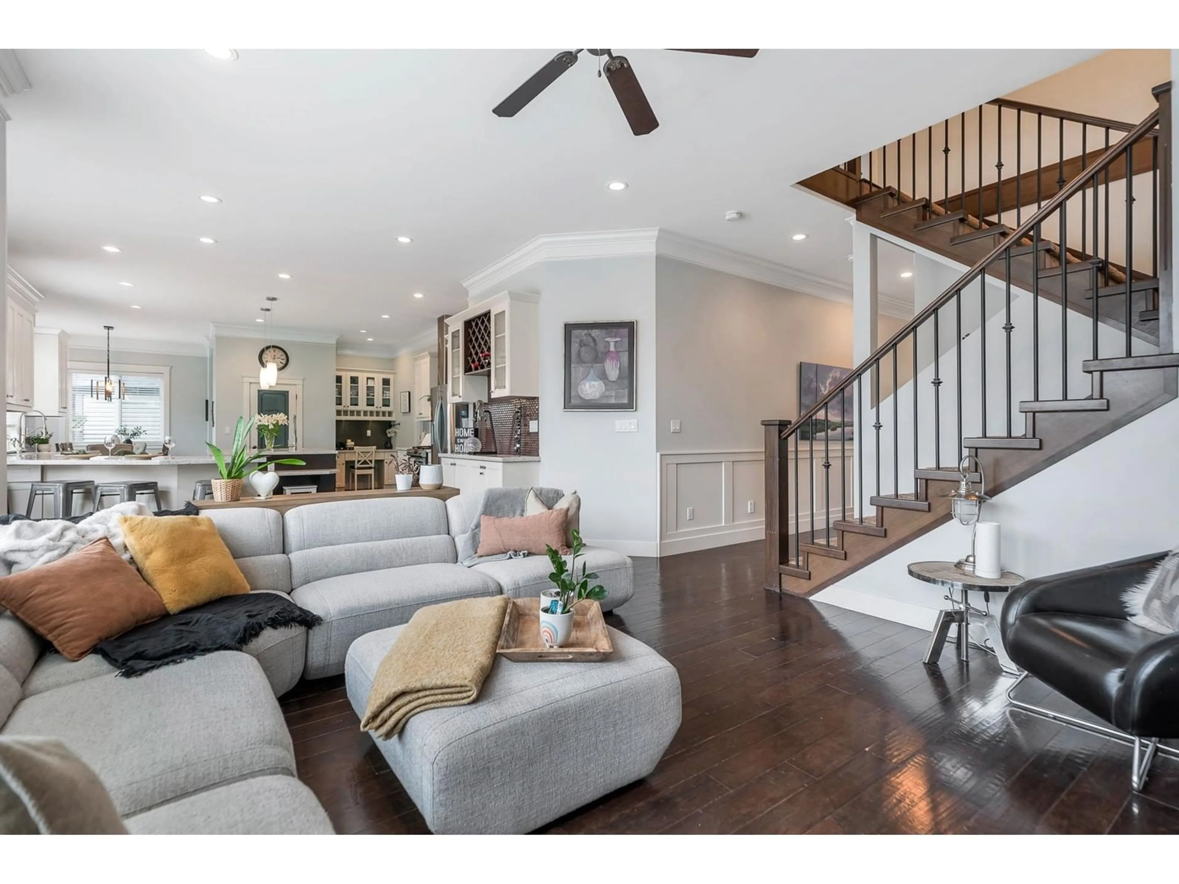 Living room with furniture, unknown for 8063 211A, Langley British Columbia V2Y2G1