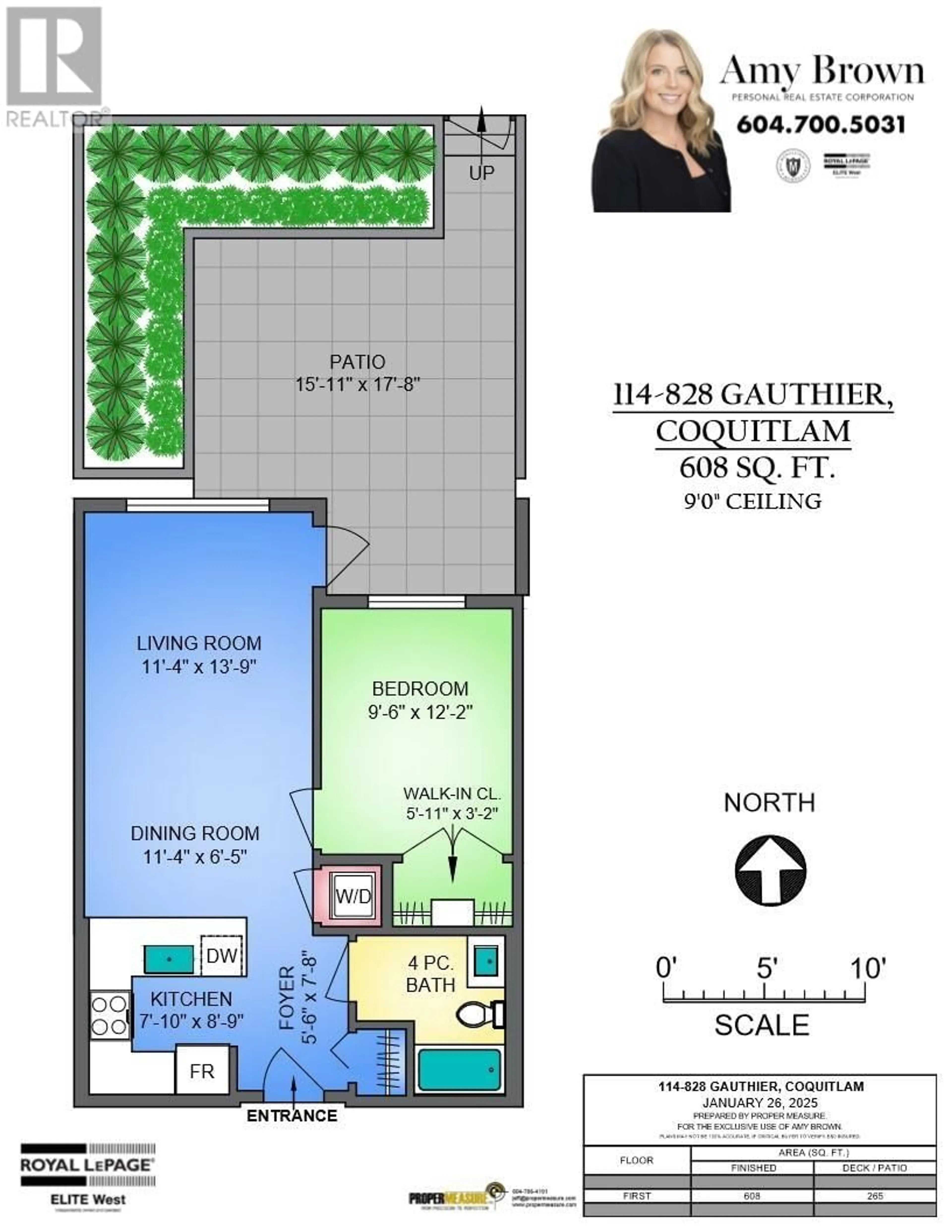 Floor plan for 114 - 828 GAUTHIER AVENUE, Coquitlam British Columbia V3K1R9