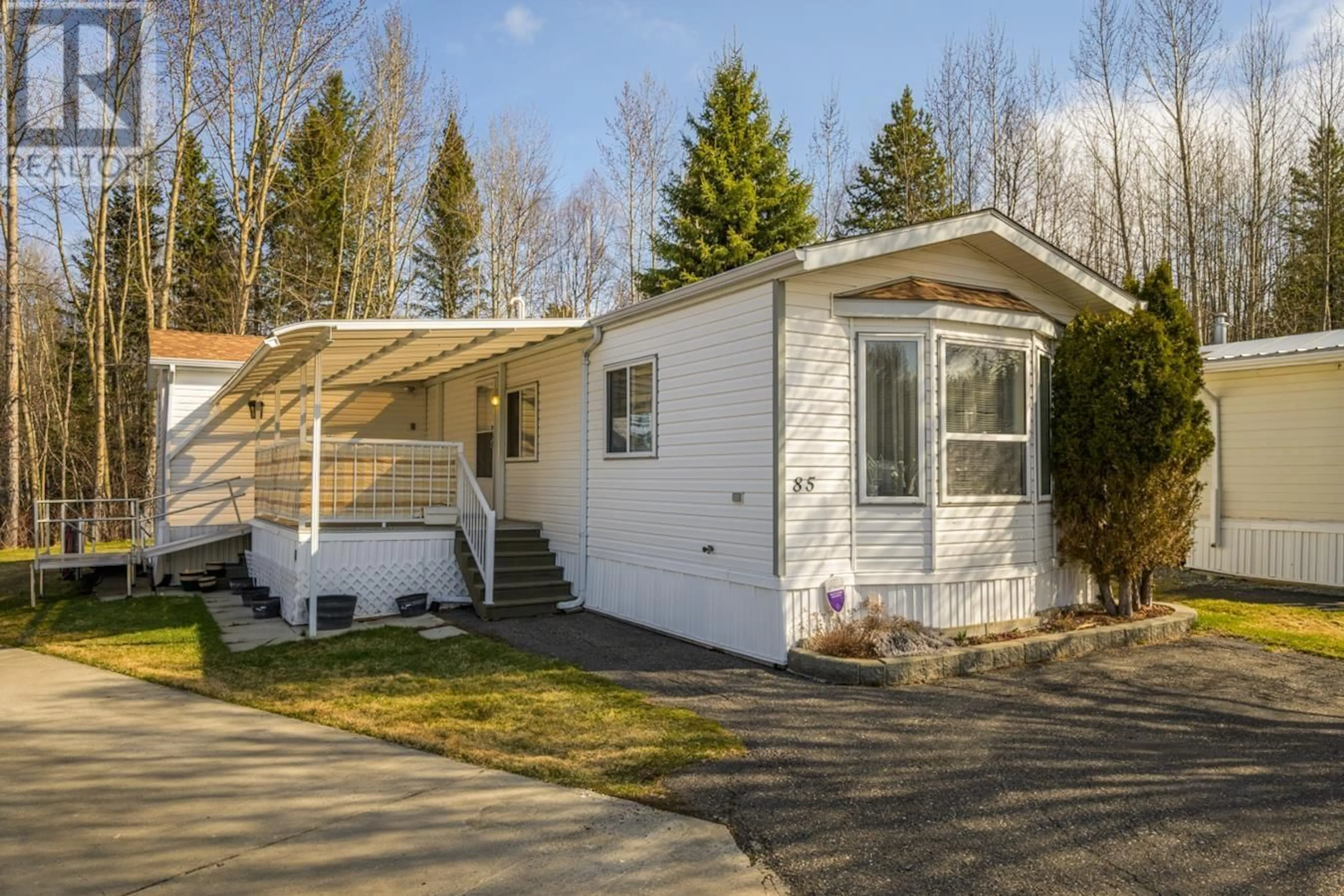 Home with vinyl exterior material, street for 85 - 1000 INVERNESS ROAD, Prince George British Columbia V2K4V1