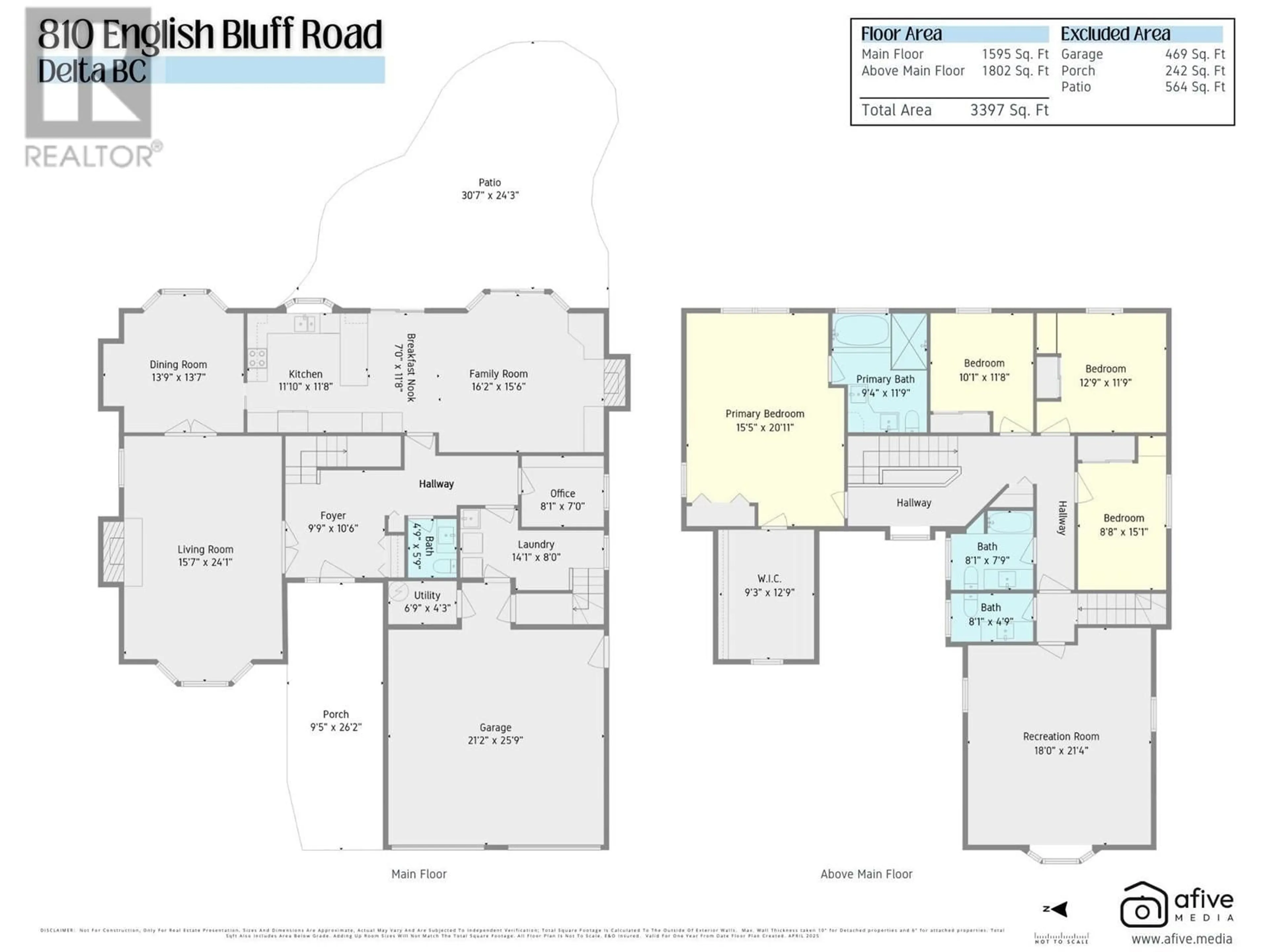 Floor plan for 810 ENGLISH BLUFF ROAD, Delta British Columbia V4M2N5