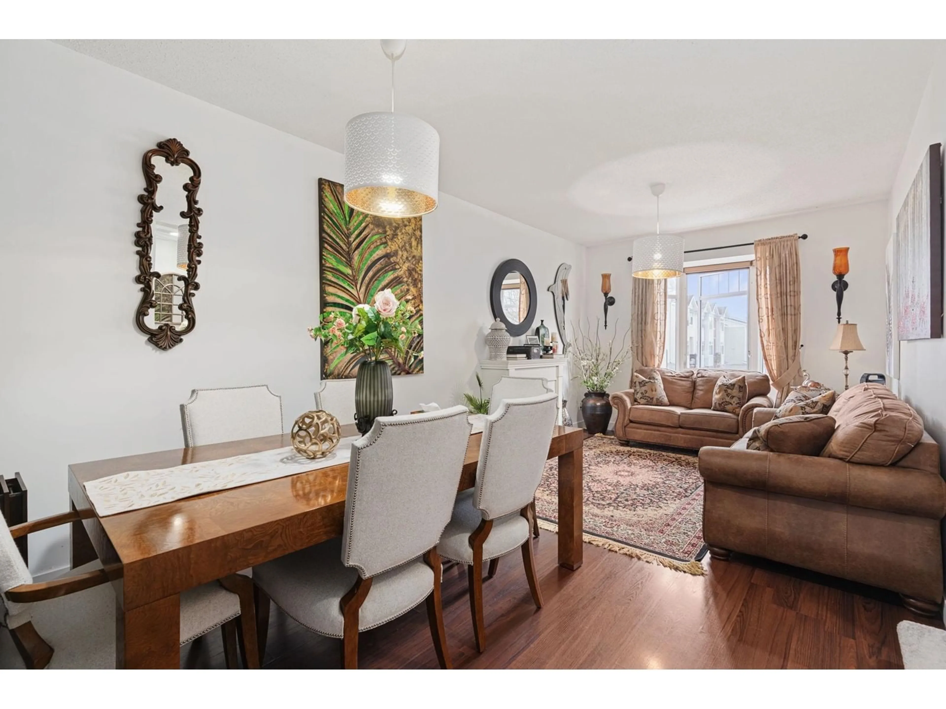 Dining room, wood/laminate floor for 82 - 19551 66, Surrey British Columbia V4N0Z5