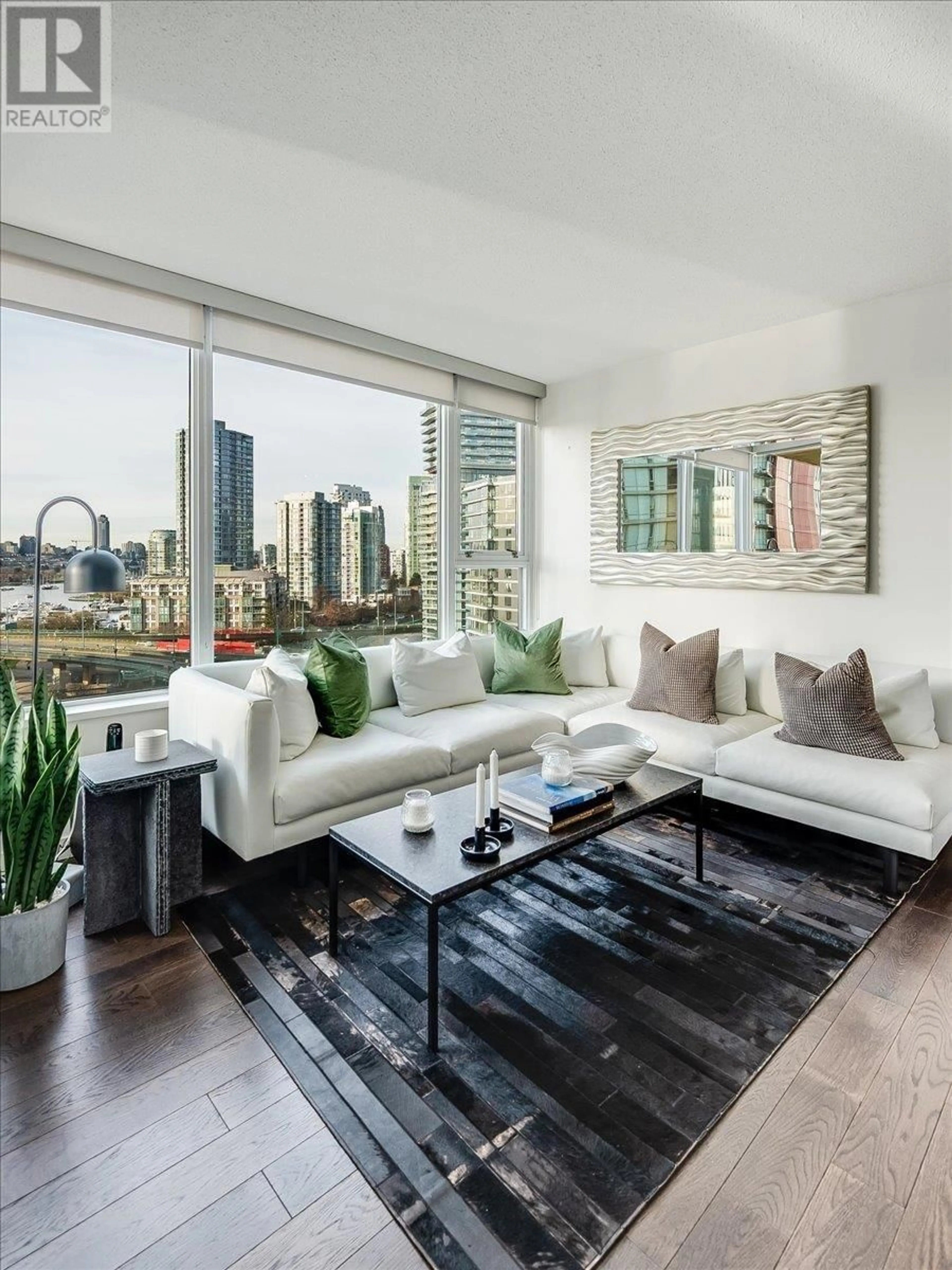 Living room with furniture, unknown for 1605 - 33 SMITHE STREET, Vancouver British Columbia V6B0B5