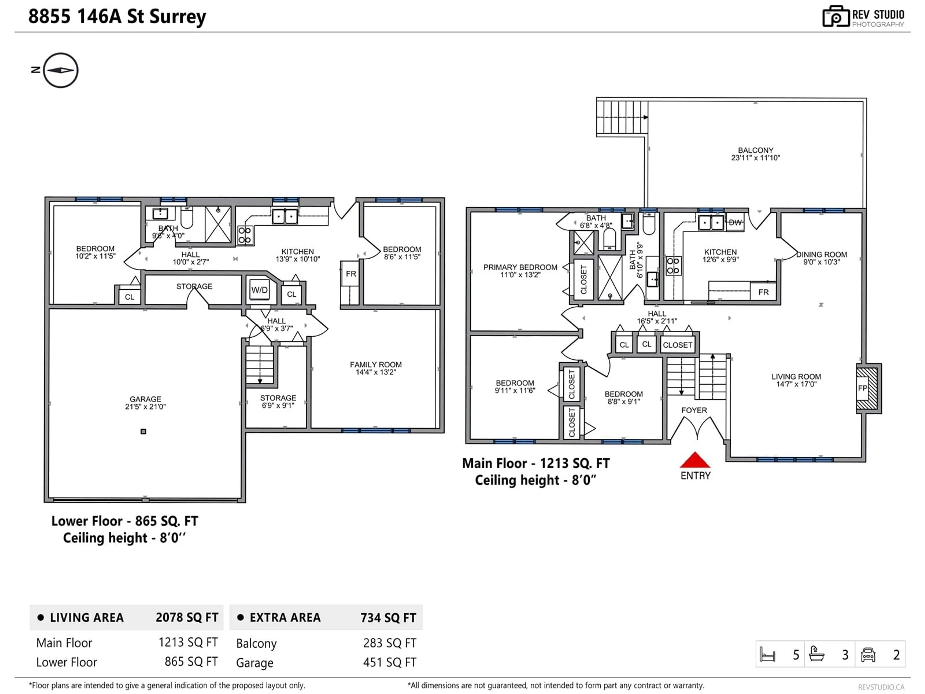 Floor plan for 8855 146A, Surrey British Columbia V3R6Z9