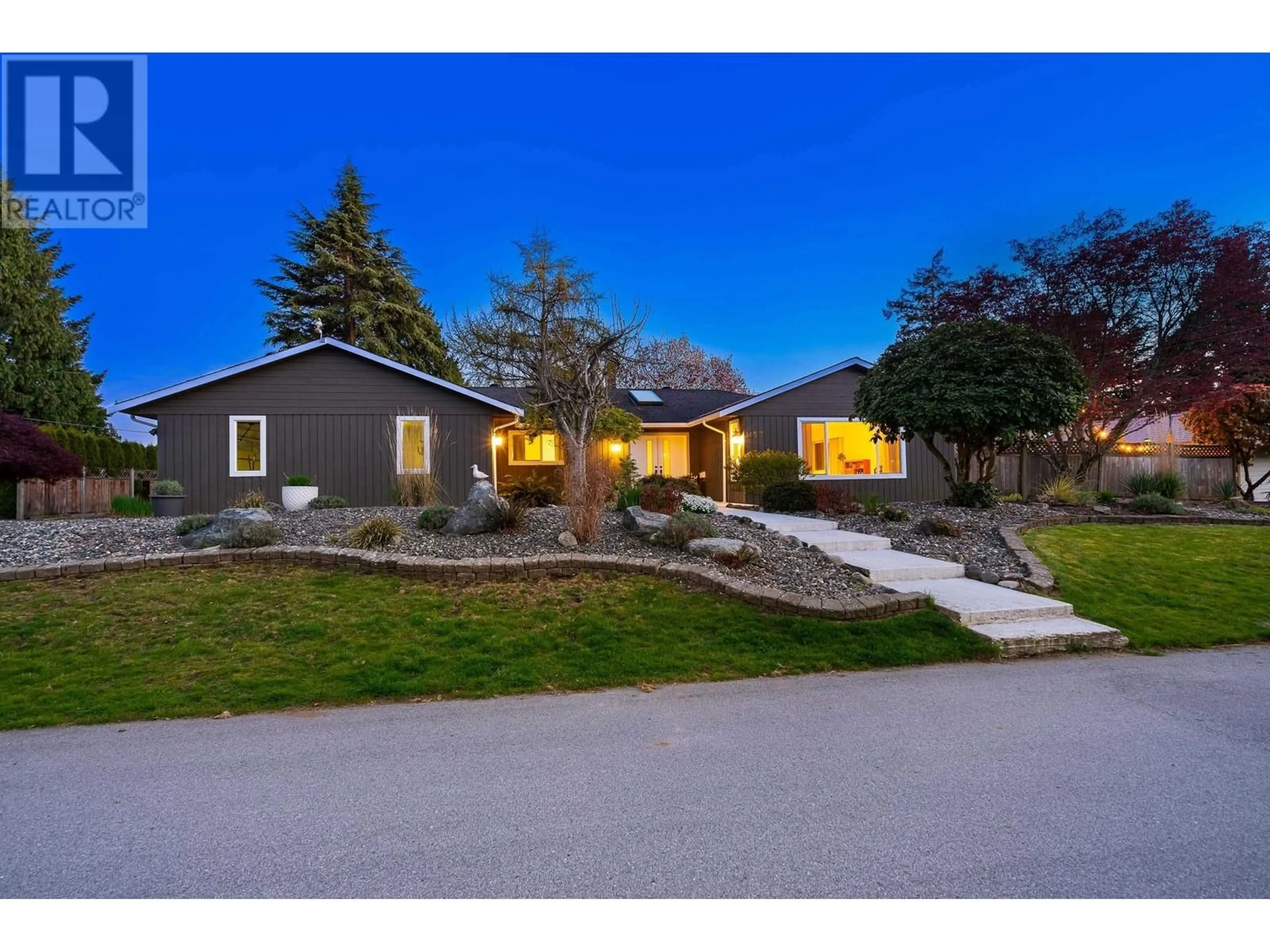 A pic from outside/outdoor area/front of a property/back of a property/a pic from drone, street for 1157 SKANA DRIVE, Delta British Columbia V4M2L5
