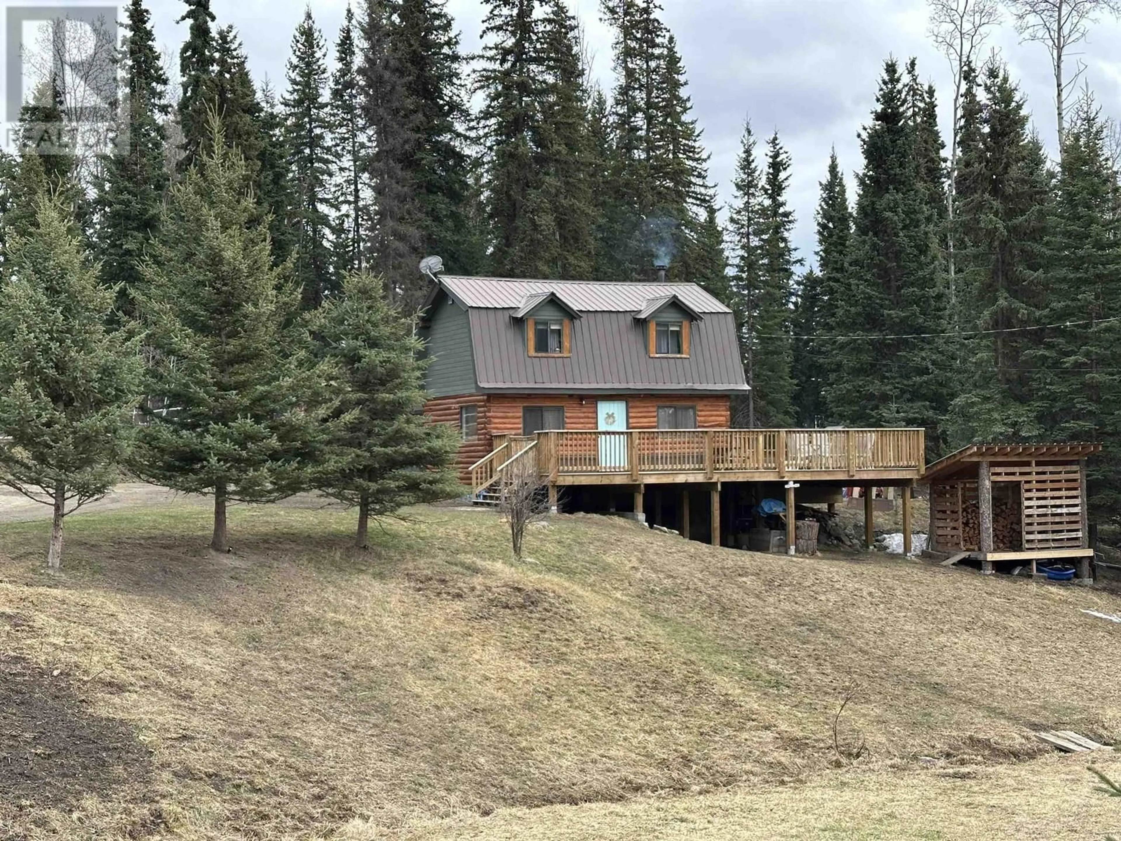 A pic from outside/outdoor area/front of a property/back of a property/a pic from drone, mountain view for 7536 GAUTHIER ROAD, Deka Lake / Sulphurous / Hathaway Lakes British Columbia V0K1X3