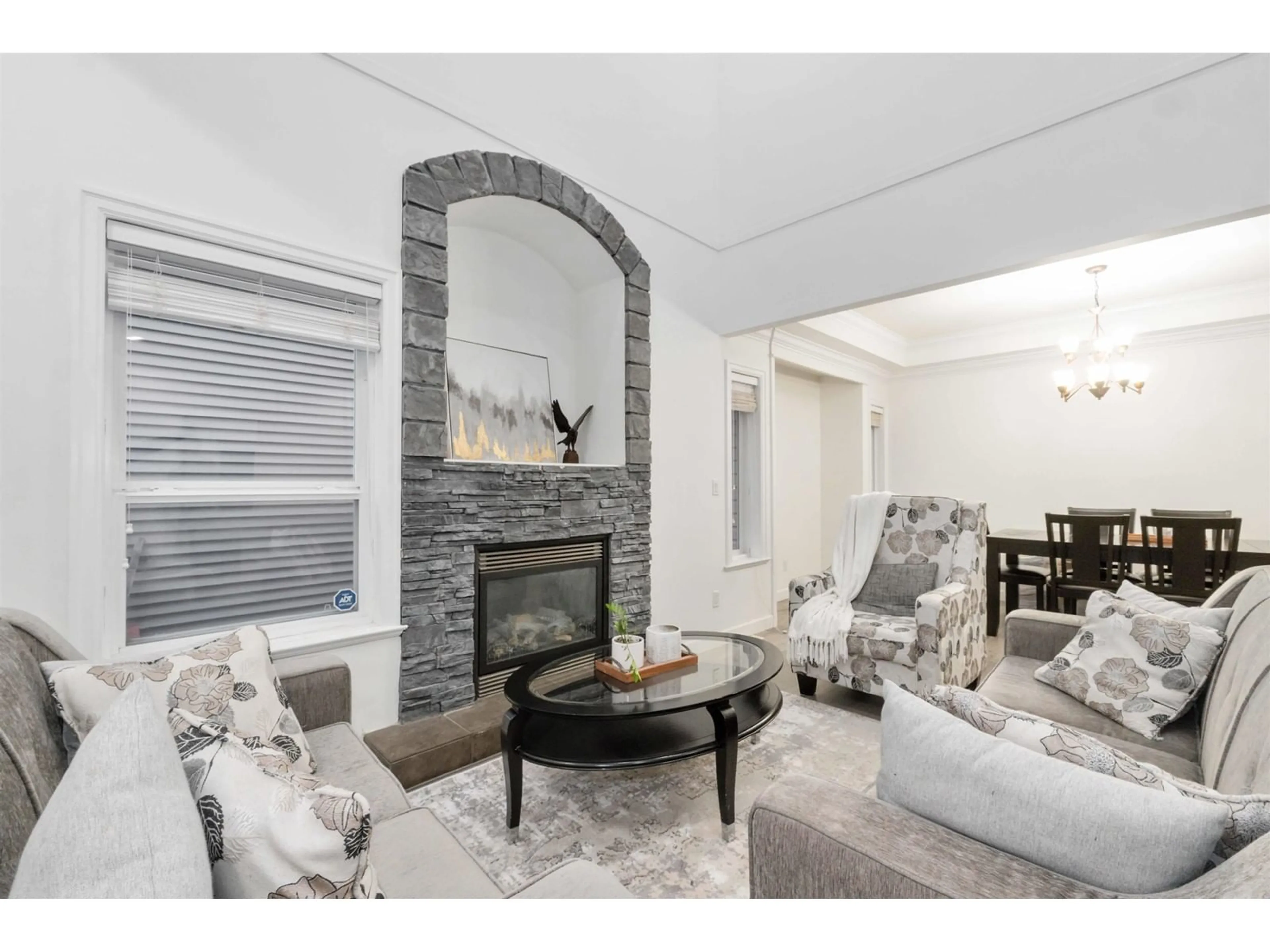 Living room with furniture, unknown for 7235 199A, Langley British Columbia V2Y3J2