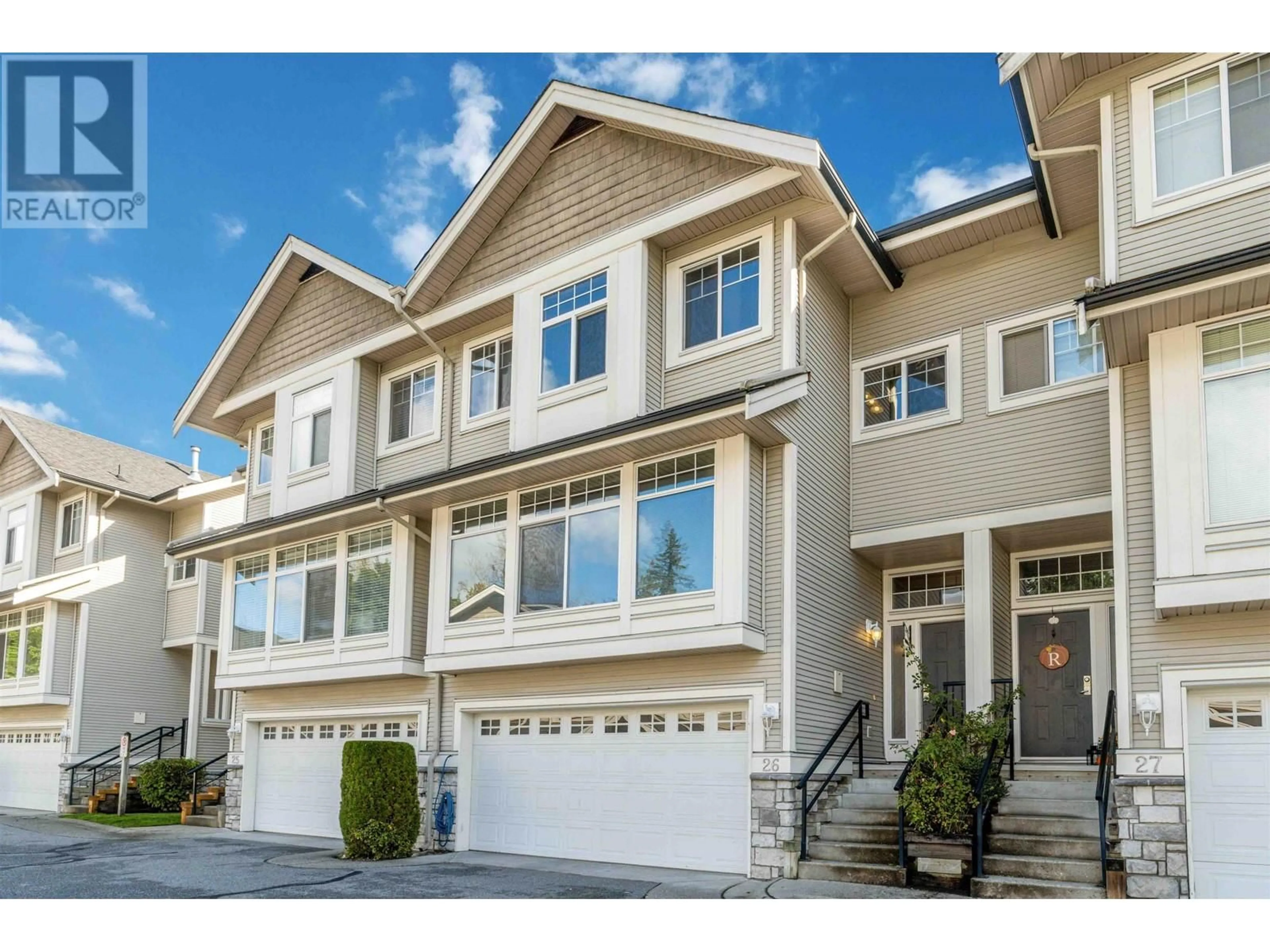 Home with vinyl exterior material, street for 26 - 23343 KANAKA WAY, Maple Ridge British Columbia V2W2B6
