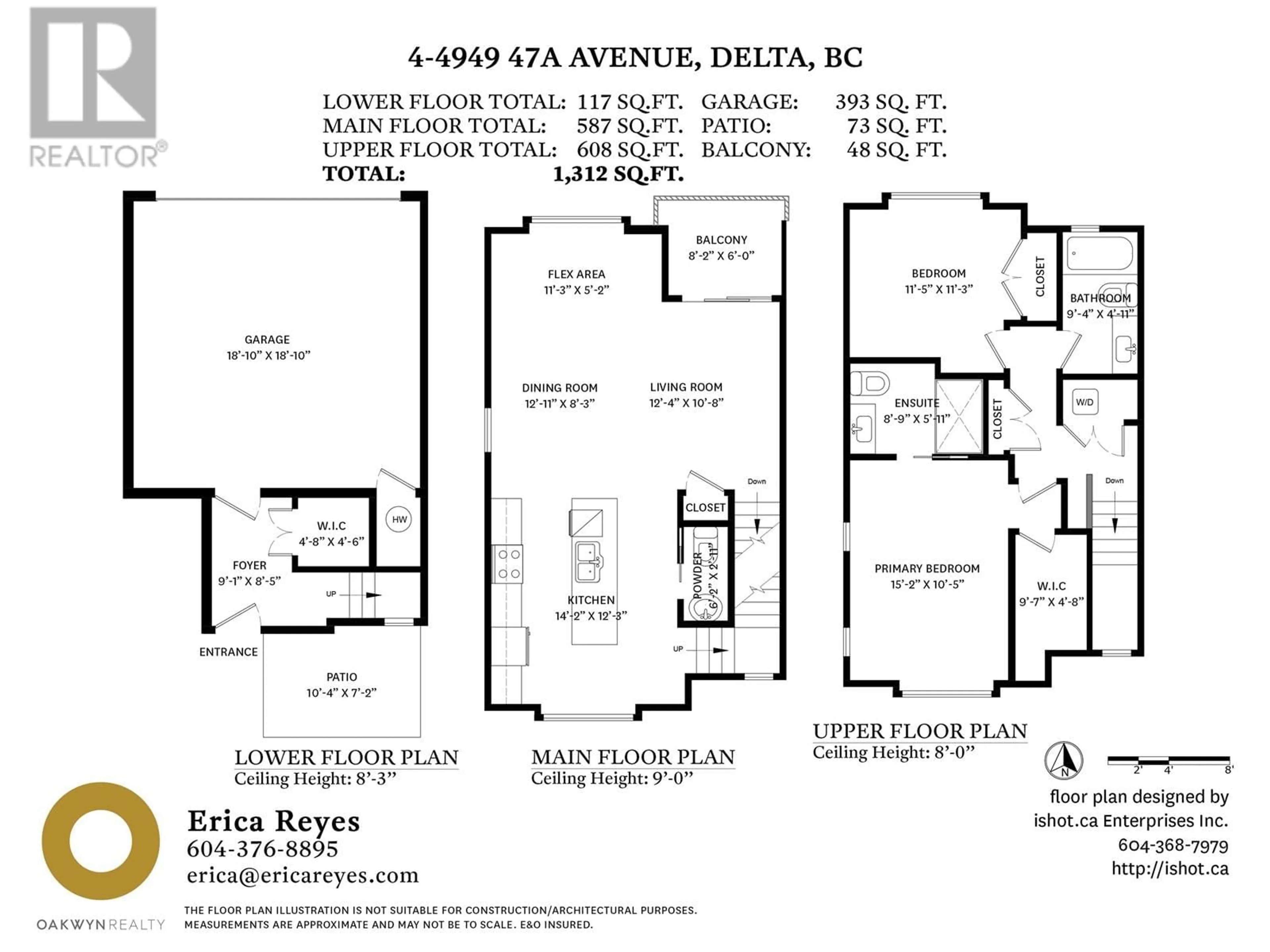 Floor plan for 4 - 4949 47A AVENUE, Delta British Columbia V4K1T6