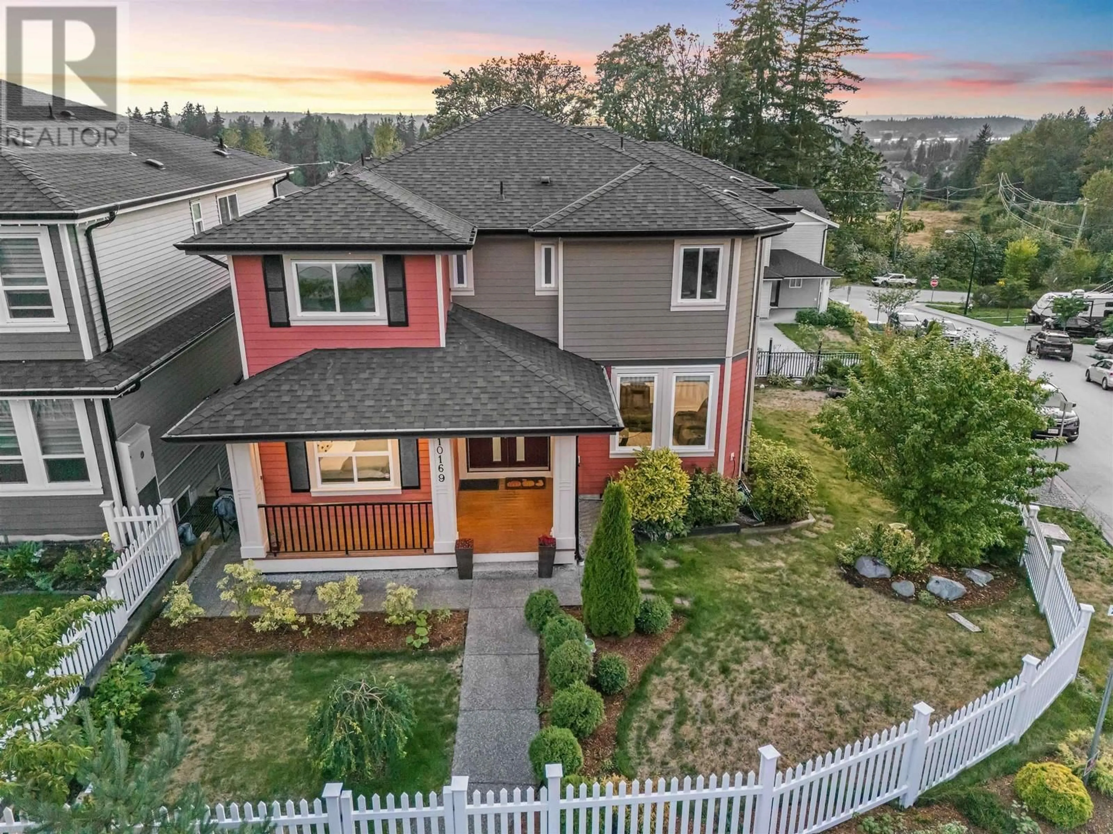 A pic from outside/outdoor area/front of a property/back of a property/a pic from drone, mountain view for 10169 246A STREET, Maple Ridge British Columbia V2W0K1
