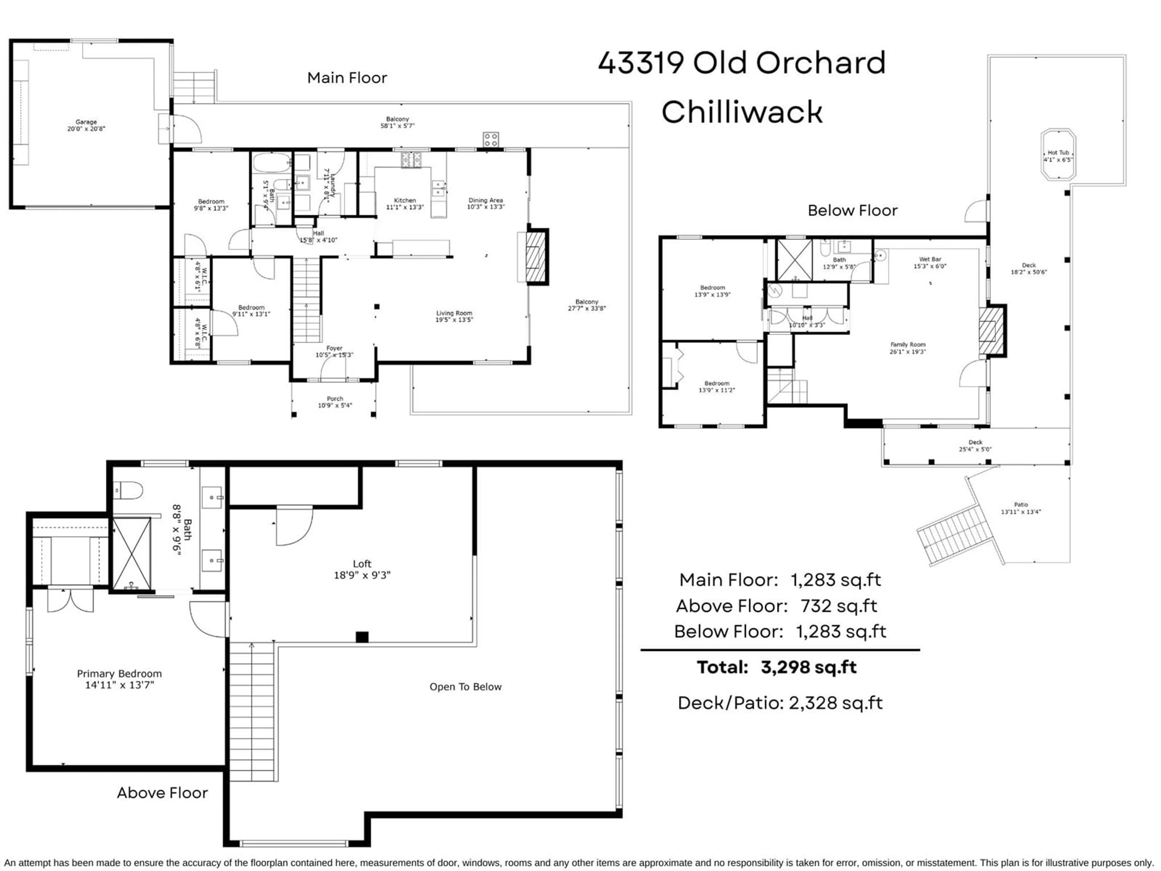 Floor plan for 43319 OLD ORCHARD ROAD, Chilliwack British Columbia V2R4A6