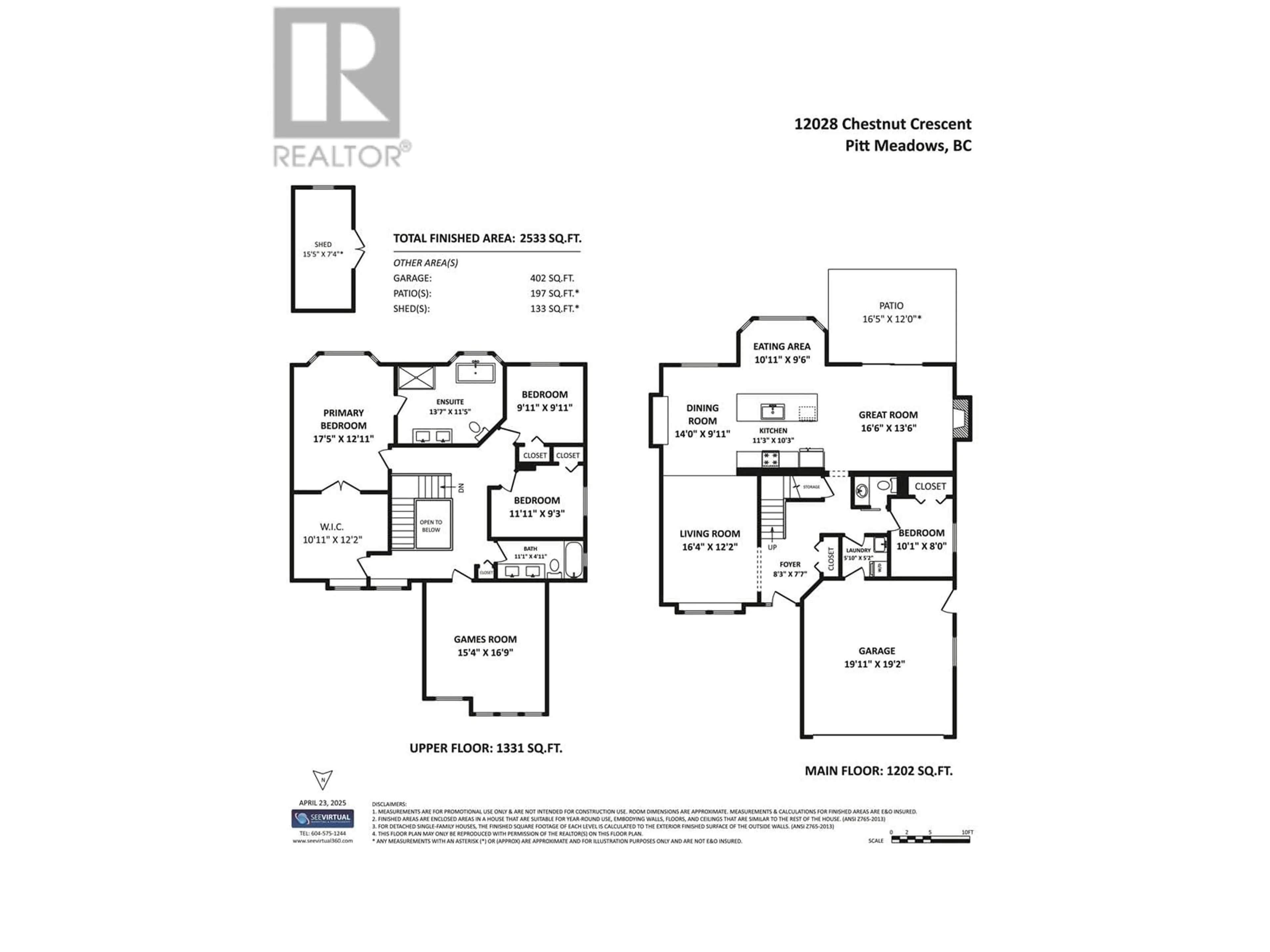 Floor plan for 12028 CHESTNUT CRESCENT, Pitt Meadows British Columbia V3Y2L6