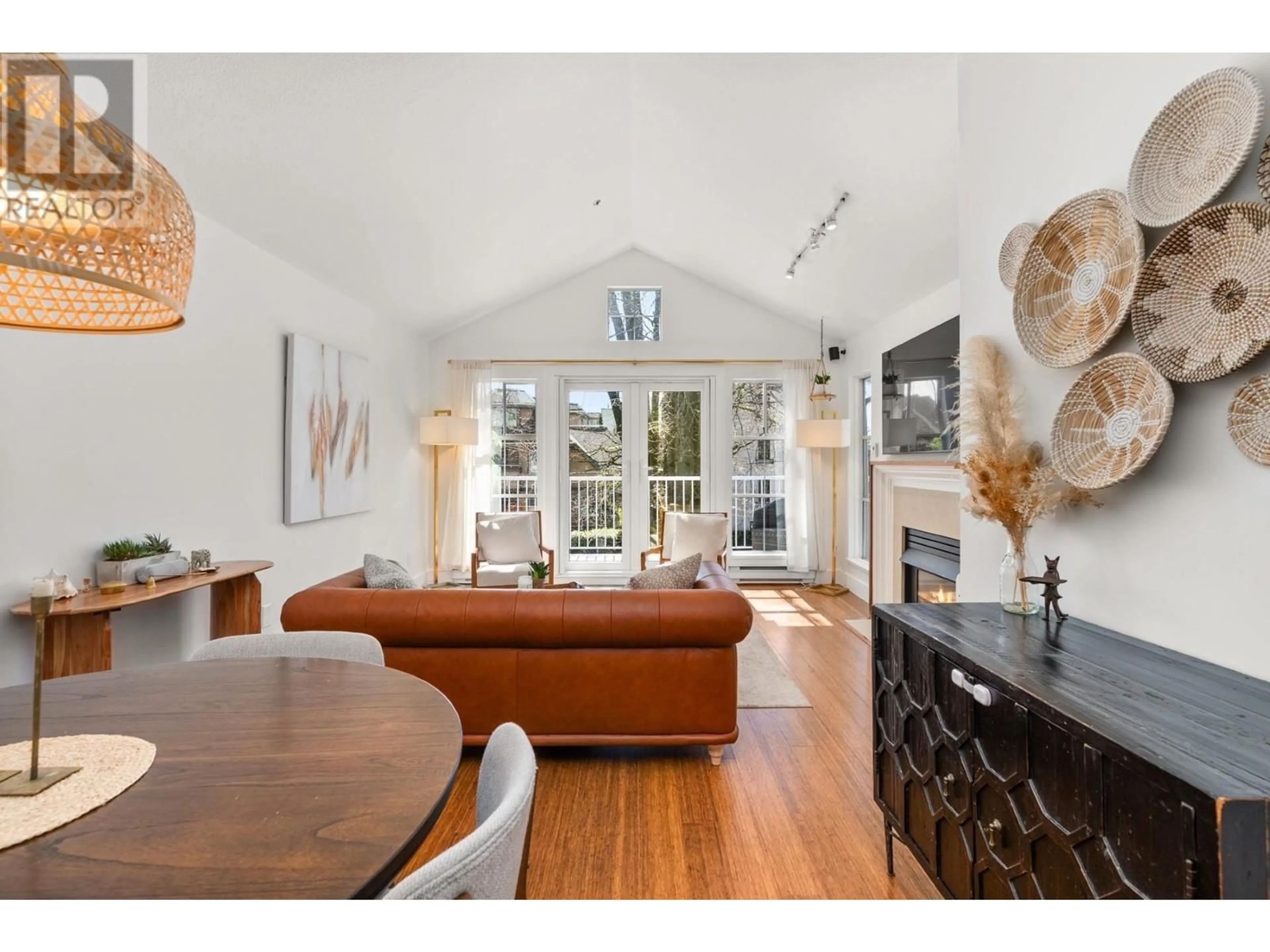 Living room with furniture, wood/laminate floor for 301 - 655 13TH AVENUE, Vancouver British Columbia V5Z1N8
