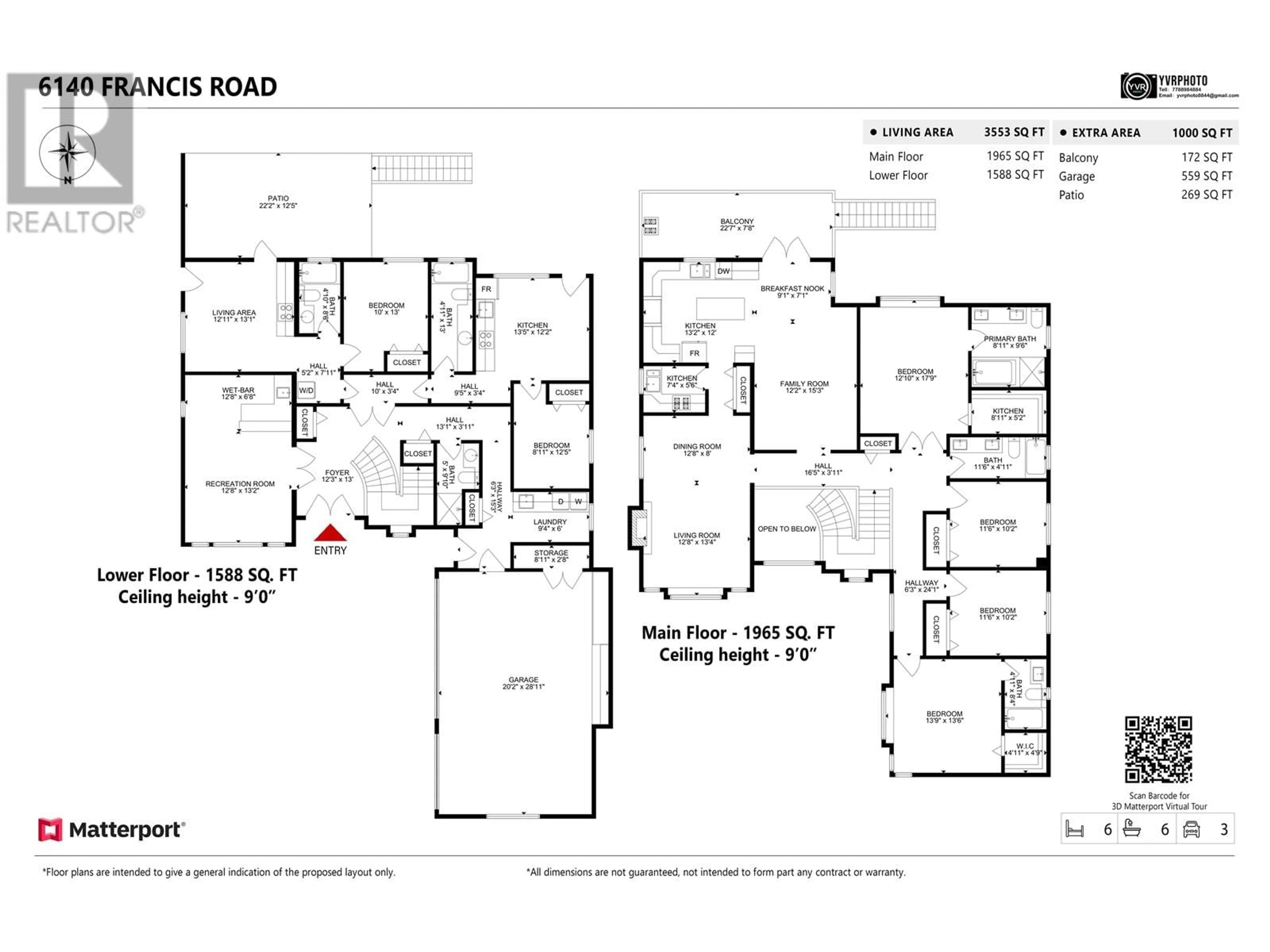 Floor plan for 6140 FRANCIS ROAD, Richmond British Columbia V7C1K5