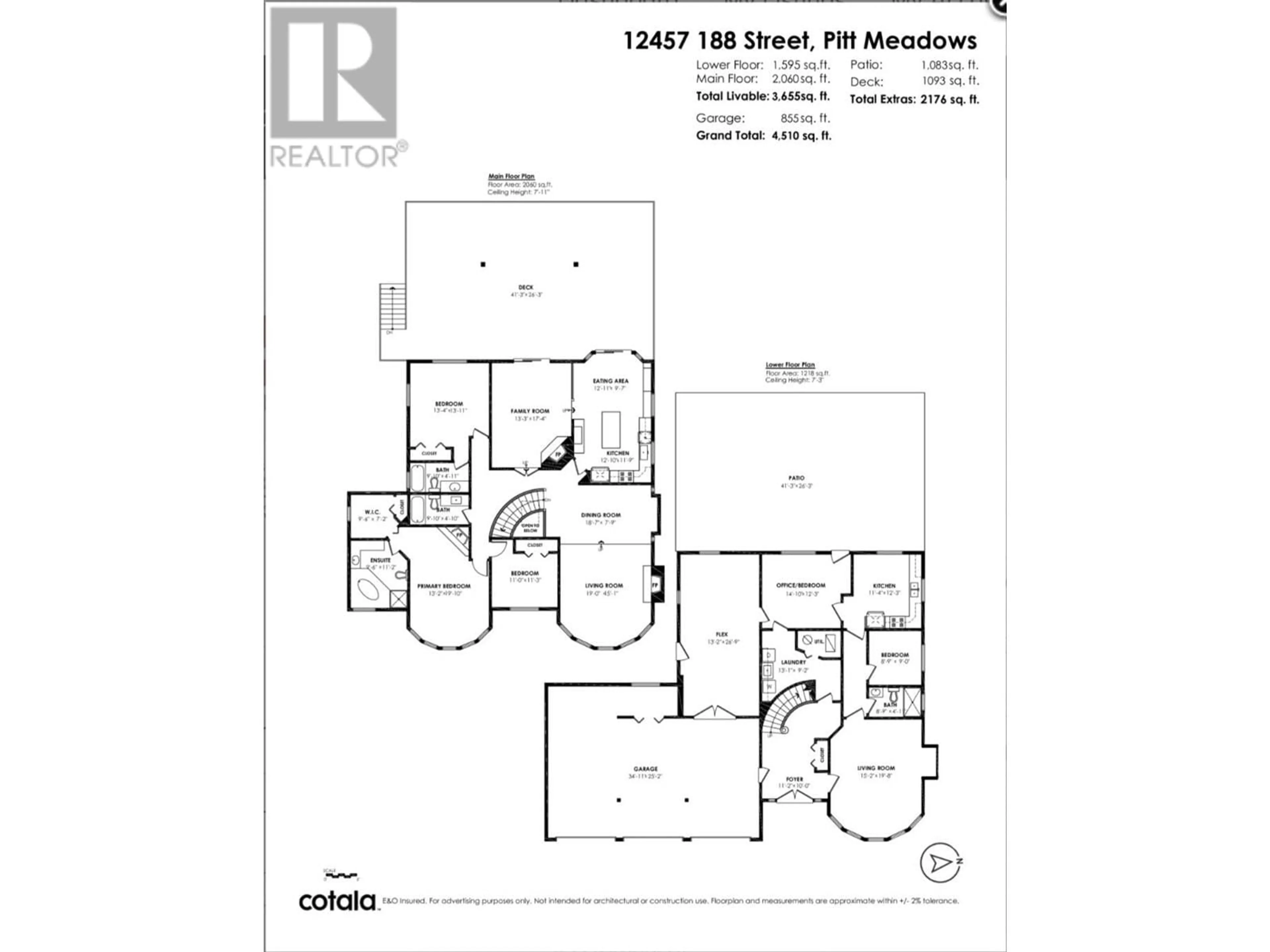 Floor plan for 12457 188 STREET, Pitt Meadows British Columbia V3Y2G9