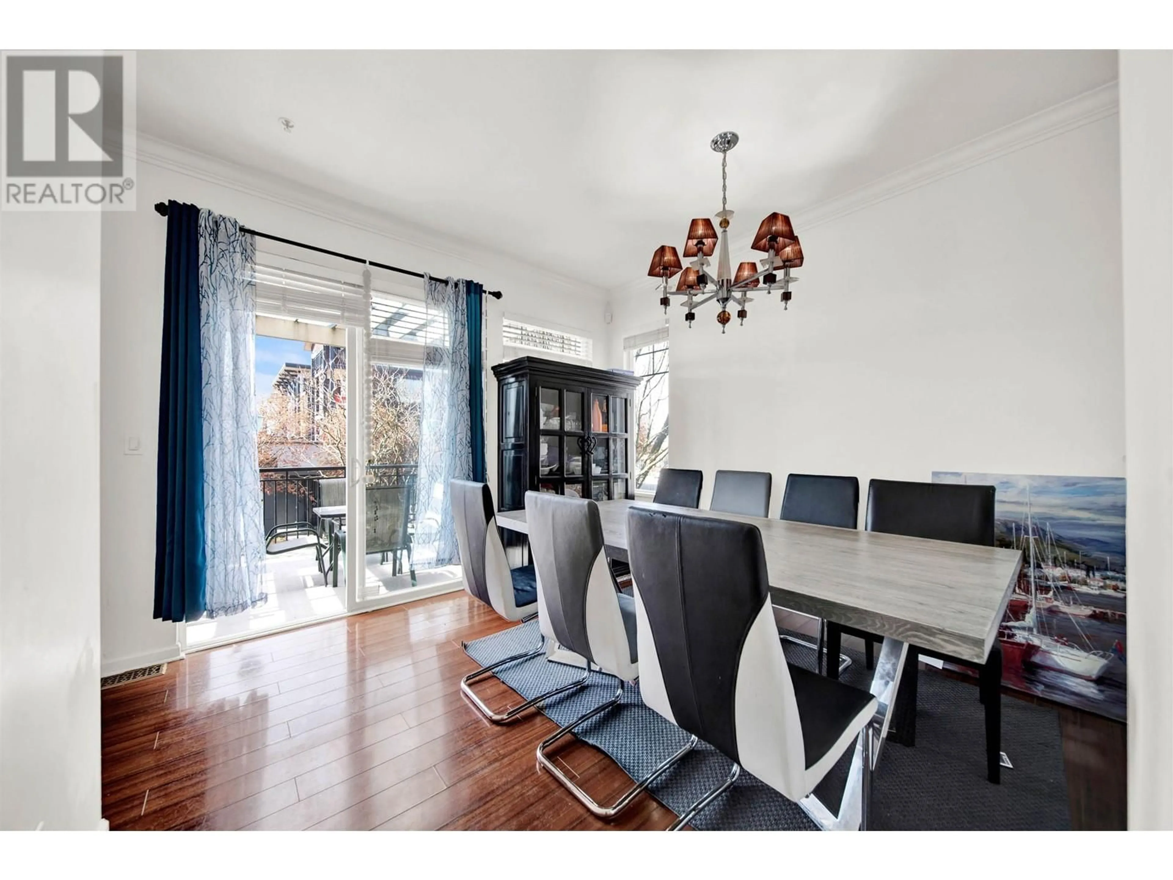 Dining room, wood/laminate floor for 25 - 1010 EWEN AVENUE, New Westminster British Columbia V3M5C9