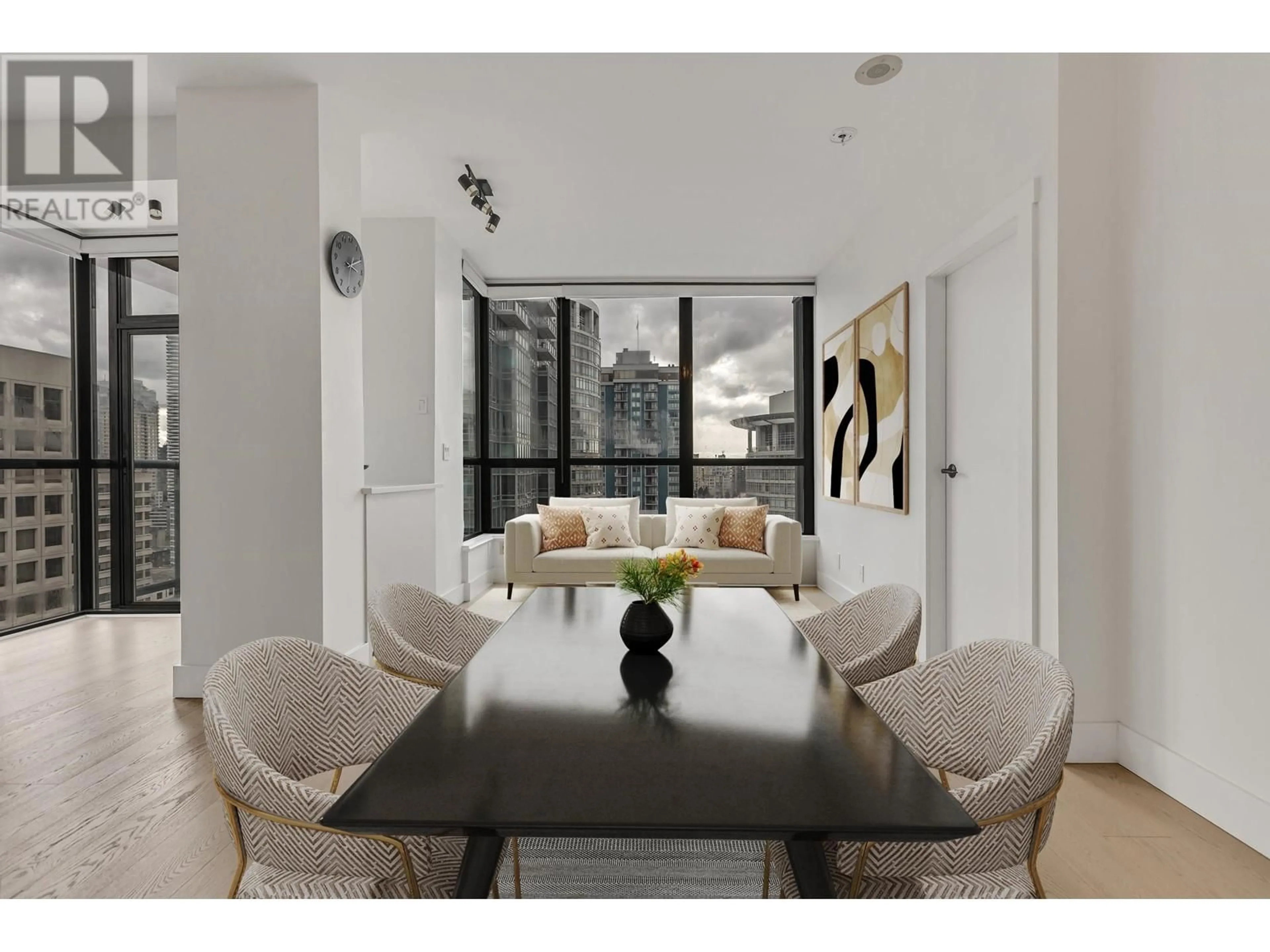 Dining room, ceramic/tile floor for 2402 - 1239 GEORGIA STREET, Vancouver British Columbia V6E4R8