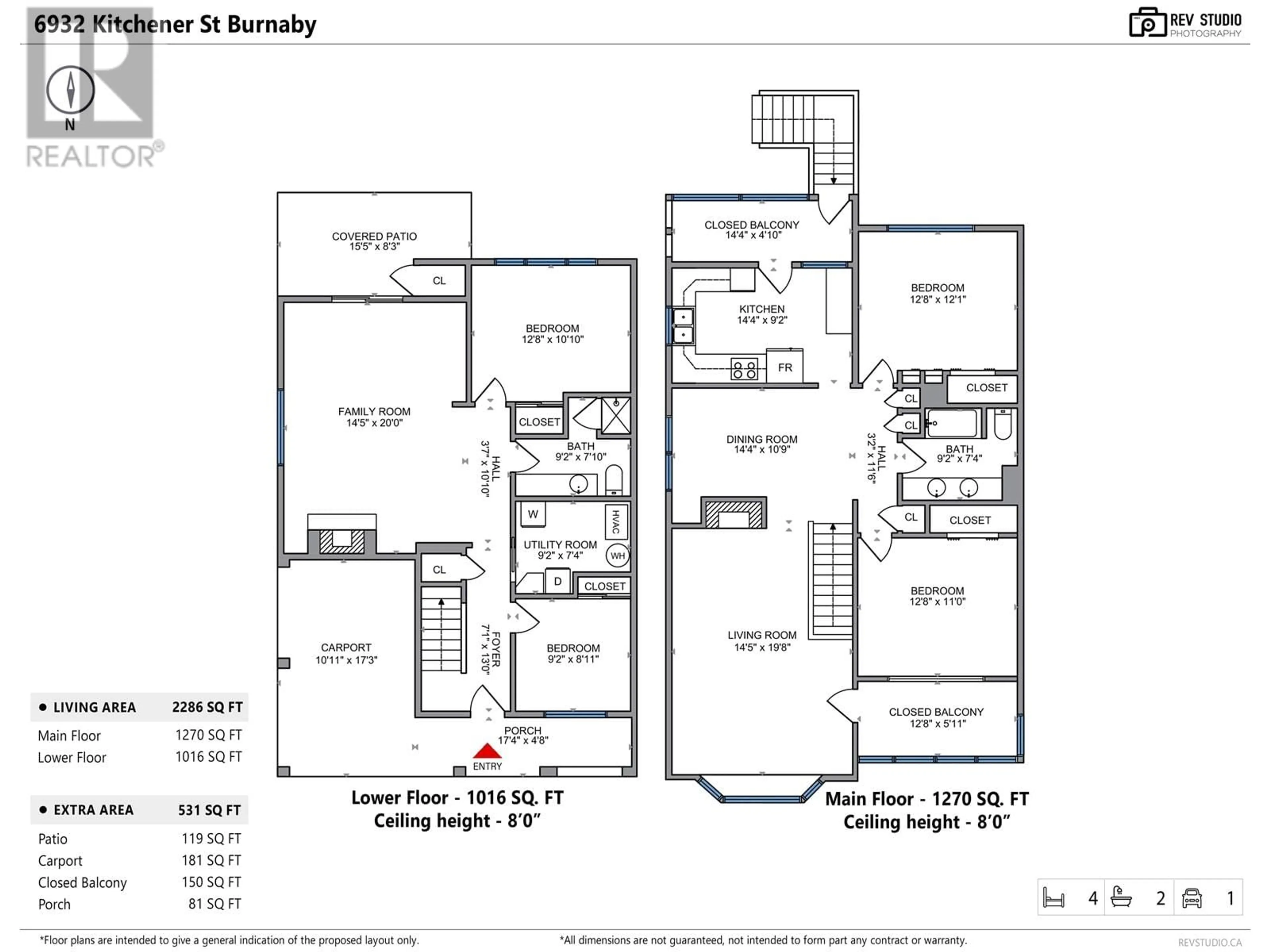 Floor plan for 6932 KITCHENER STREET, Burnaby British Columbia V5B2J9