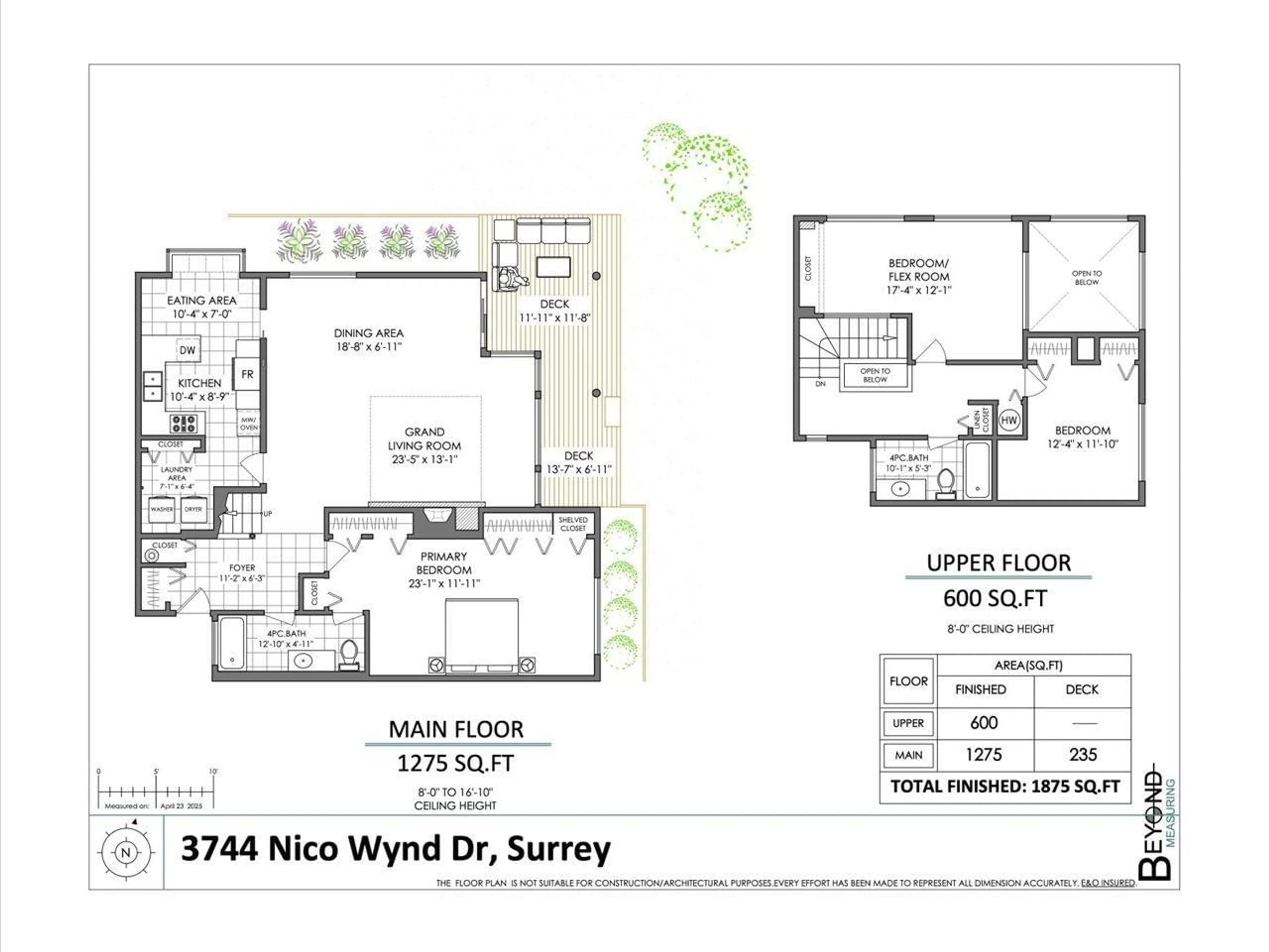 Floor plan for 3744 NICO WYND, Surrey British Columbia V4P1J3