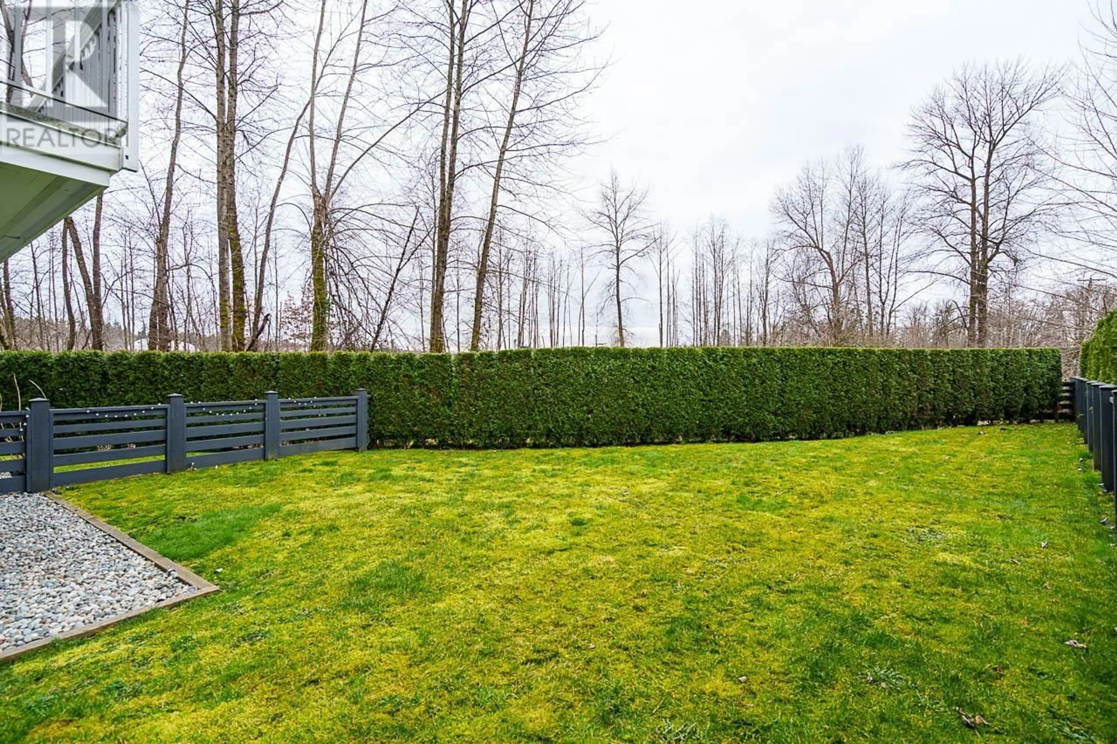 Patio, forest/trees view for 45 - 2560 PITT RIVER ROAD, Port Coquitlam British Columbia V3C0G6