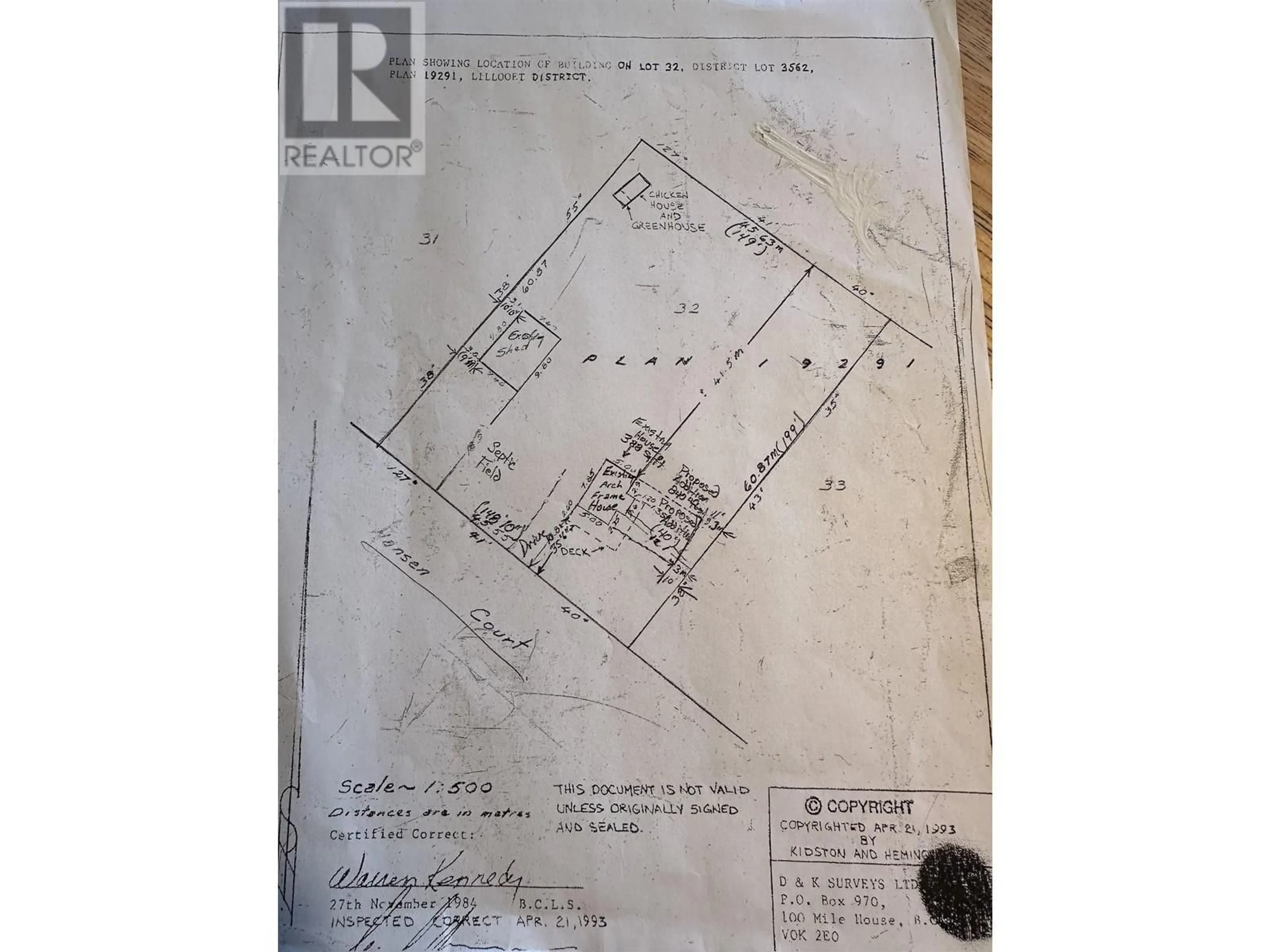 Floor plan for 5033 HANSEN COURT, 108 Mile Ranch British Columbia V0K2Z0
