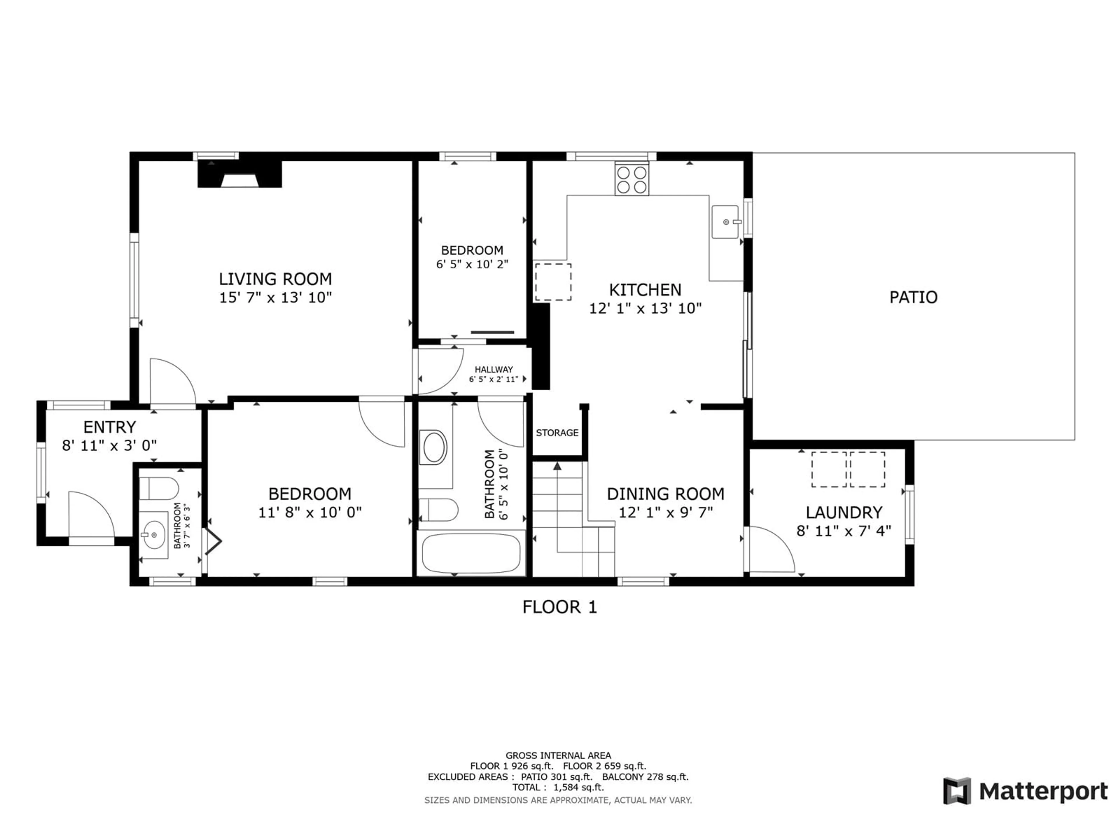 Floor plan for 32856 4, Mission British Columbia V2V1R8