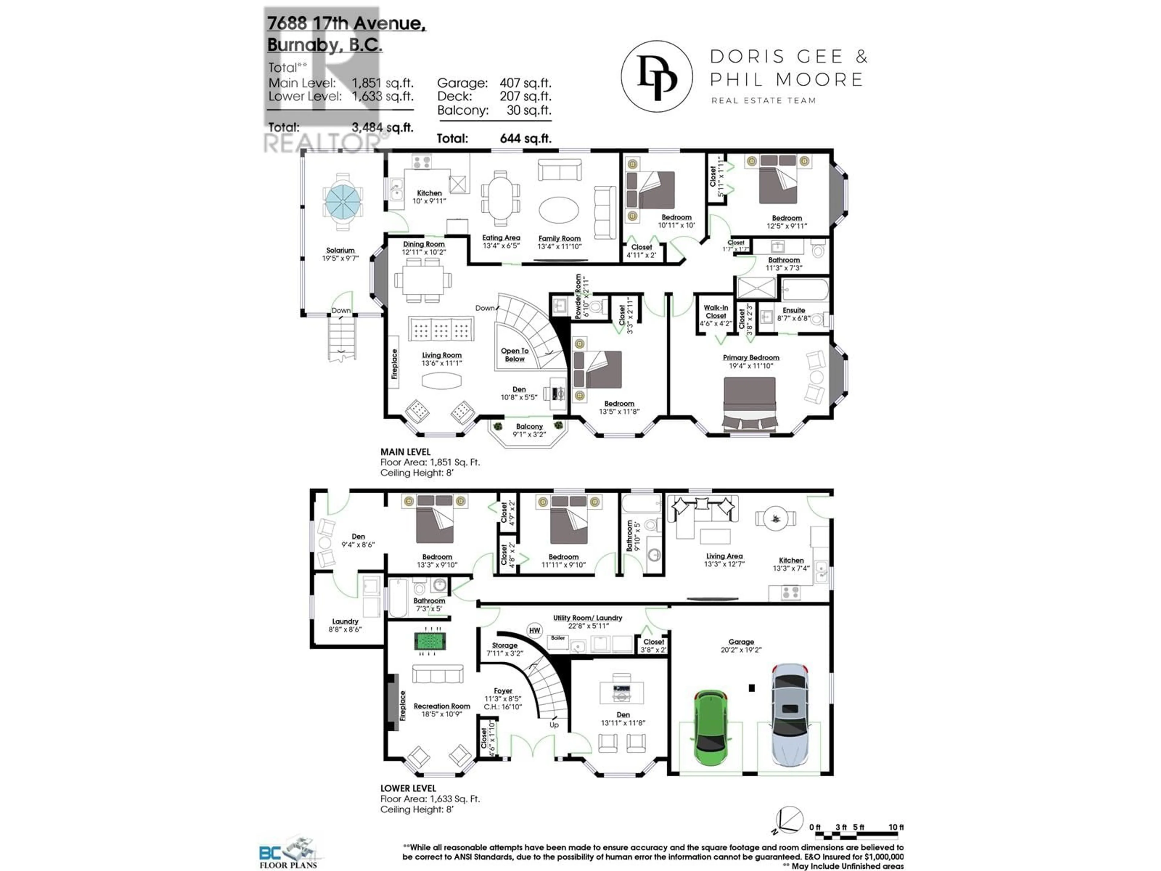 Floor plan for 7688 17TH AVENUE, Burnaby British Columbia V3N1L7