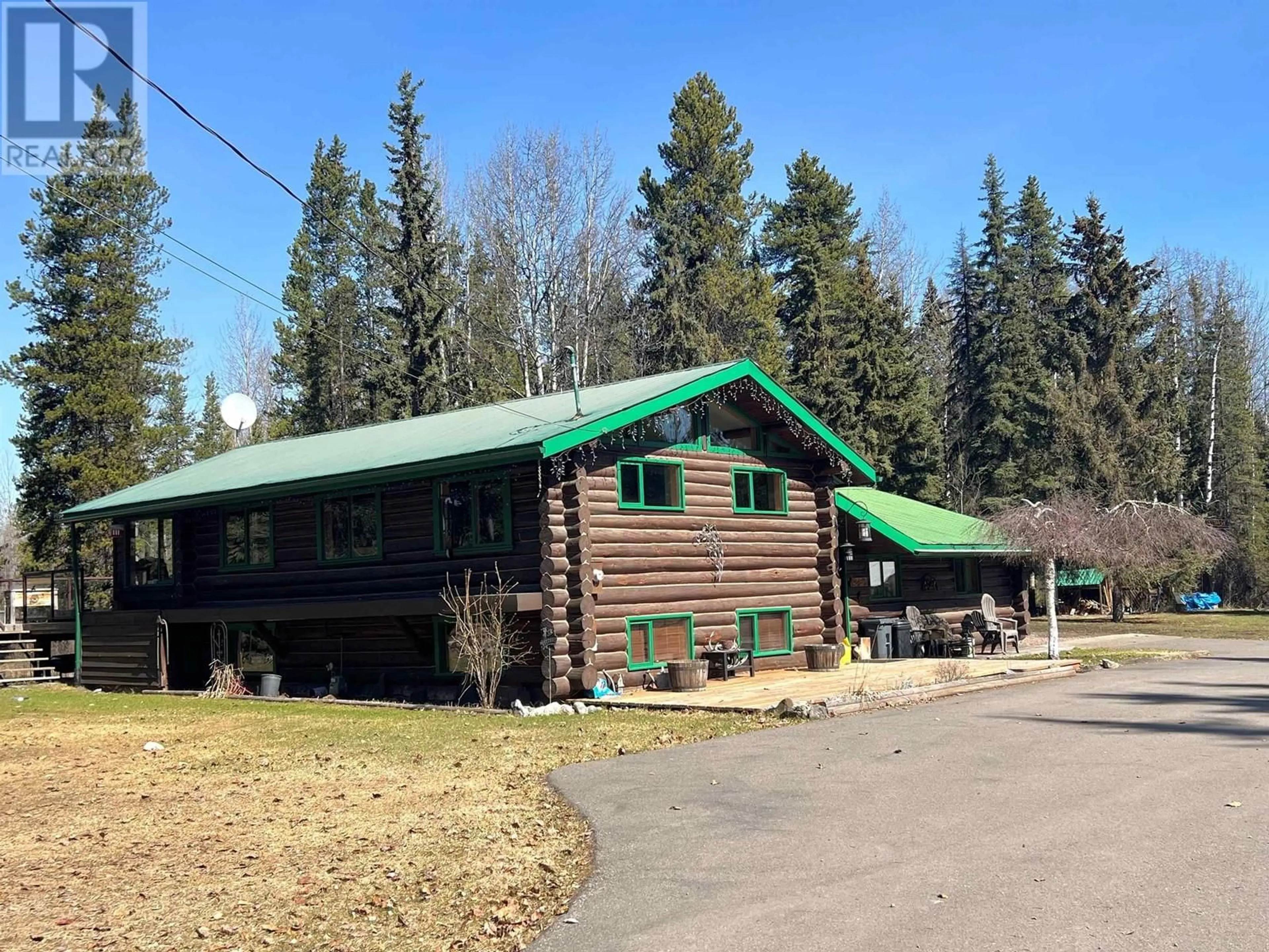 A pic from outside/outdoor area/front of a property/back of a property/a pic from drone, building for 1384 ELM STREET, Telkwa British Columbia V0J2X0